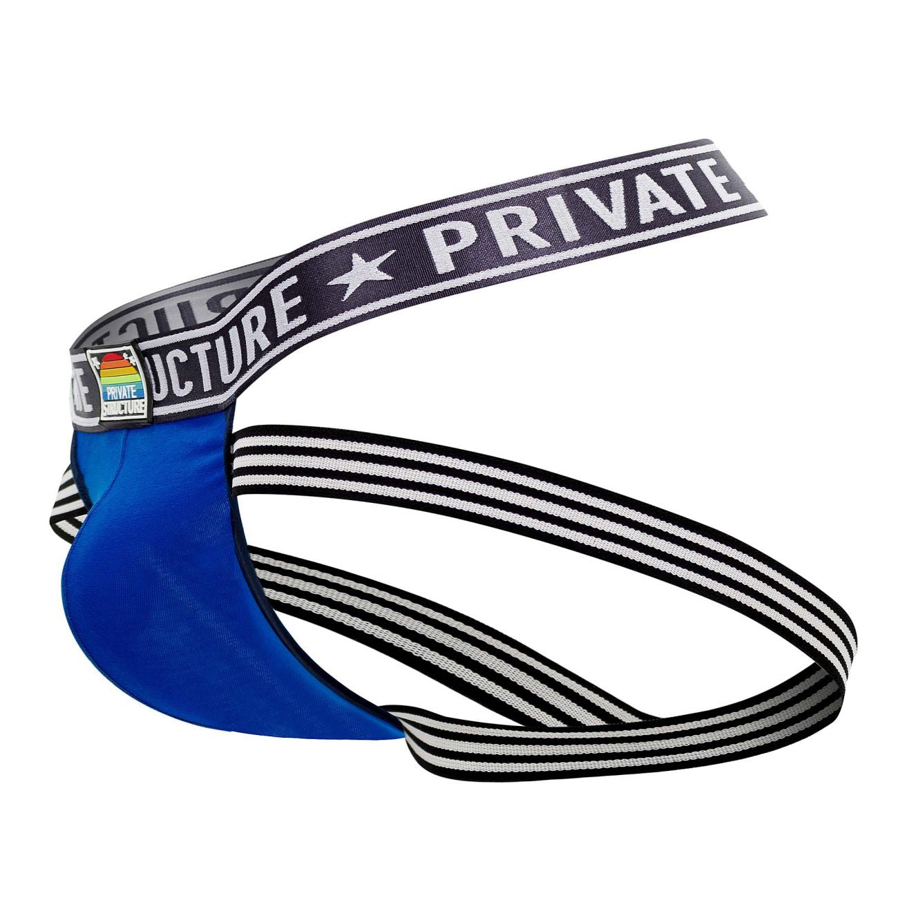 Structure privée EPUY4004 Pride Jockstrap Couleur Freedom Blue