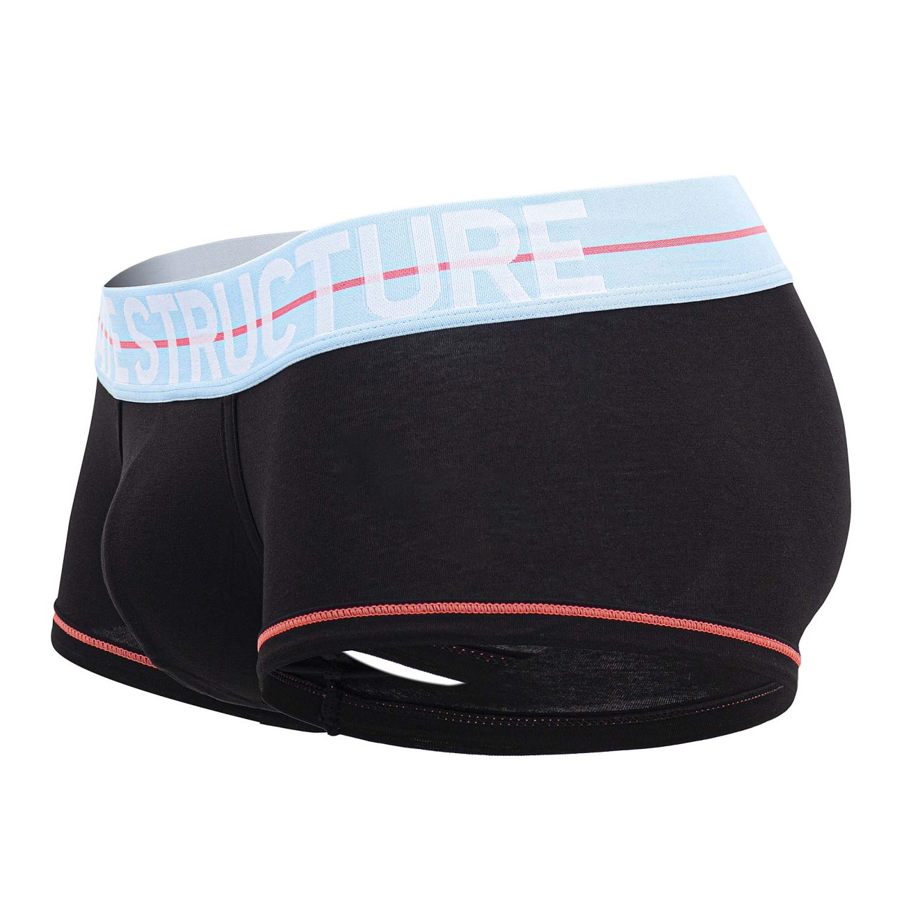 Private Structure MOUX4103 Mo Lite Mid Waist Trunks Farbe Schwarz