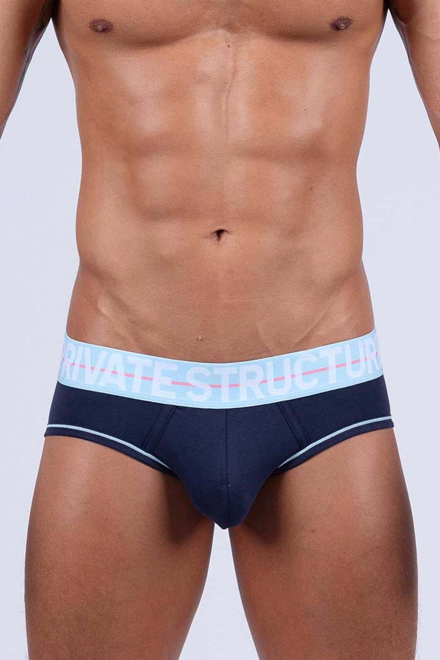 Private Structure MOUX4104 Mo Lite Mid Waist Mini Slip Farbe Navy