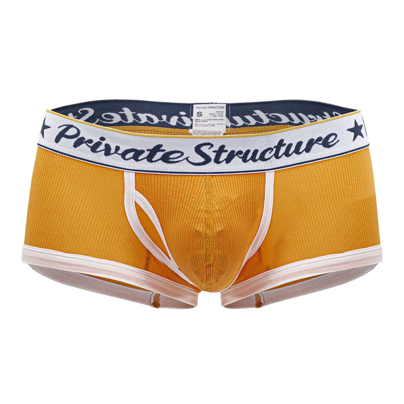 Private Structure SCUS4530 Klassische Badehose mit mittlerer Taille, Farbe Orange