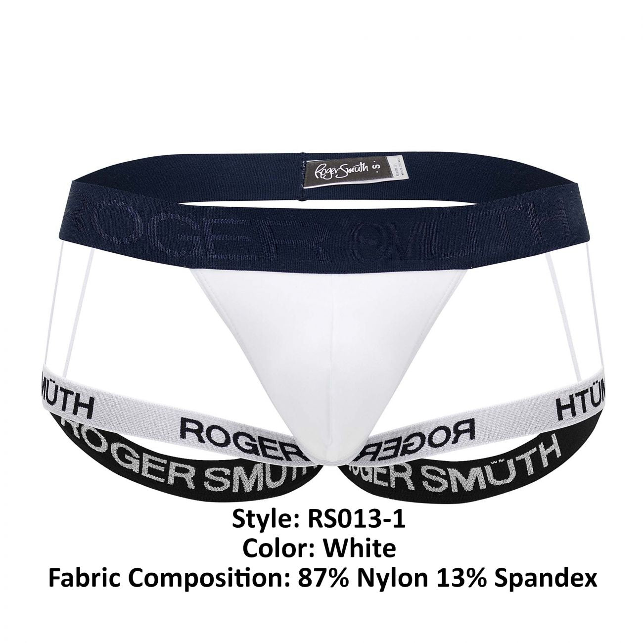 Jockstrap Roger Smuth RS013-1 Couleur Blanc