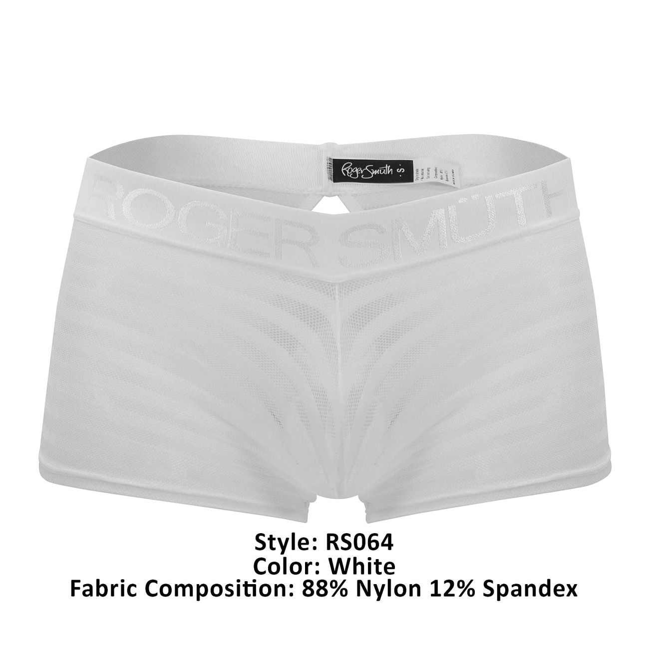 Boxer Roger Smuth RS064 Couleur Blanc