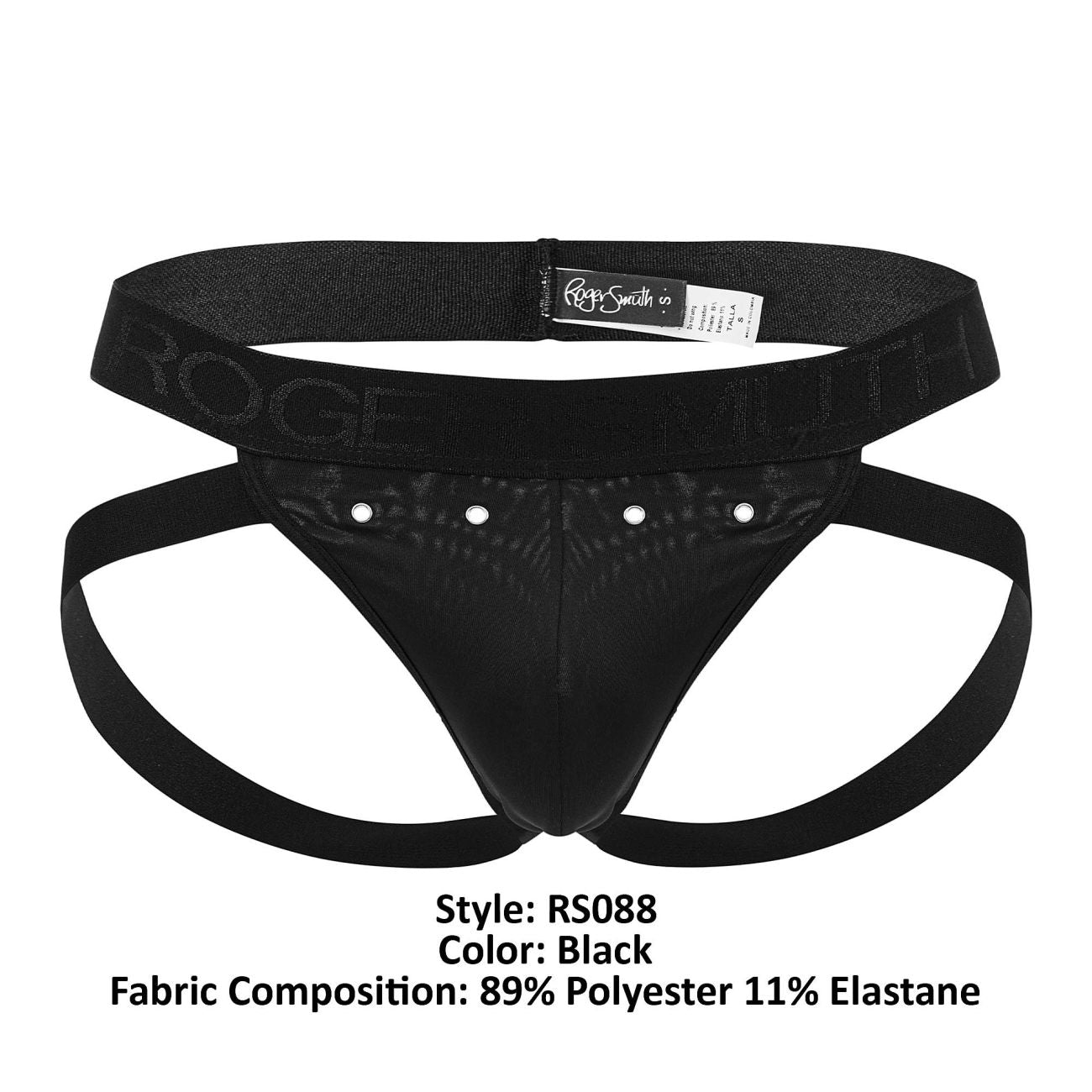 Roger Smuth RS088 Jock-Thong Couleur Noir