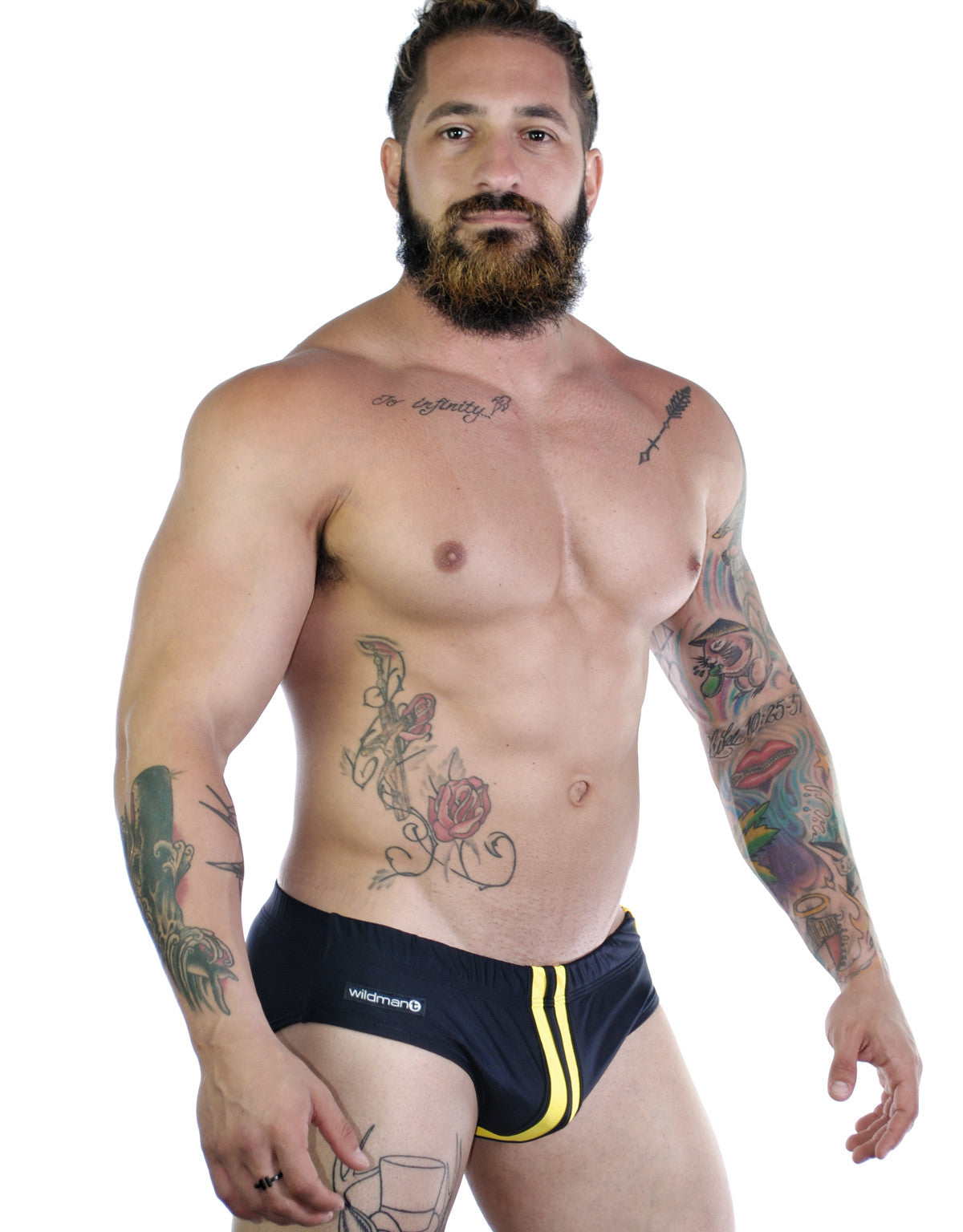 Sportivo Bikini Black & Yellow - EricSaloDesign.com