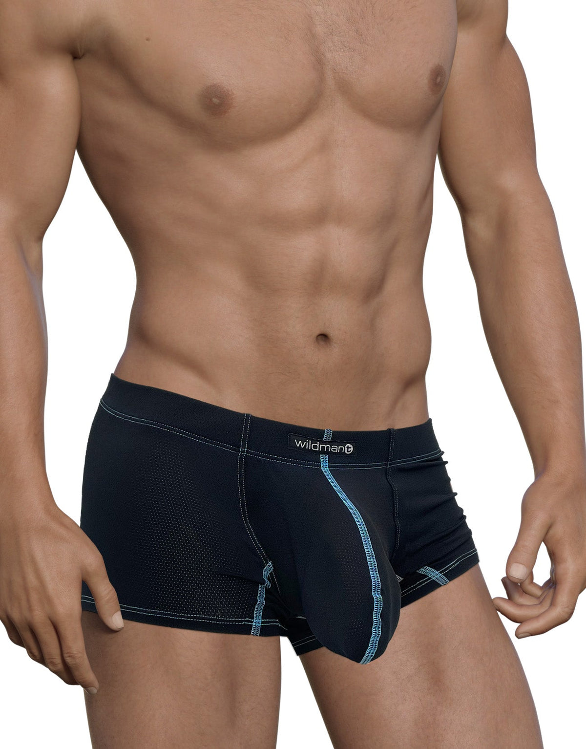 Stitch Big Boy Pouch Boxer Brief Blue - EricSaloDesign.com