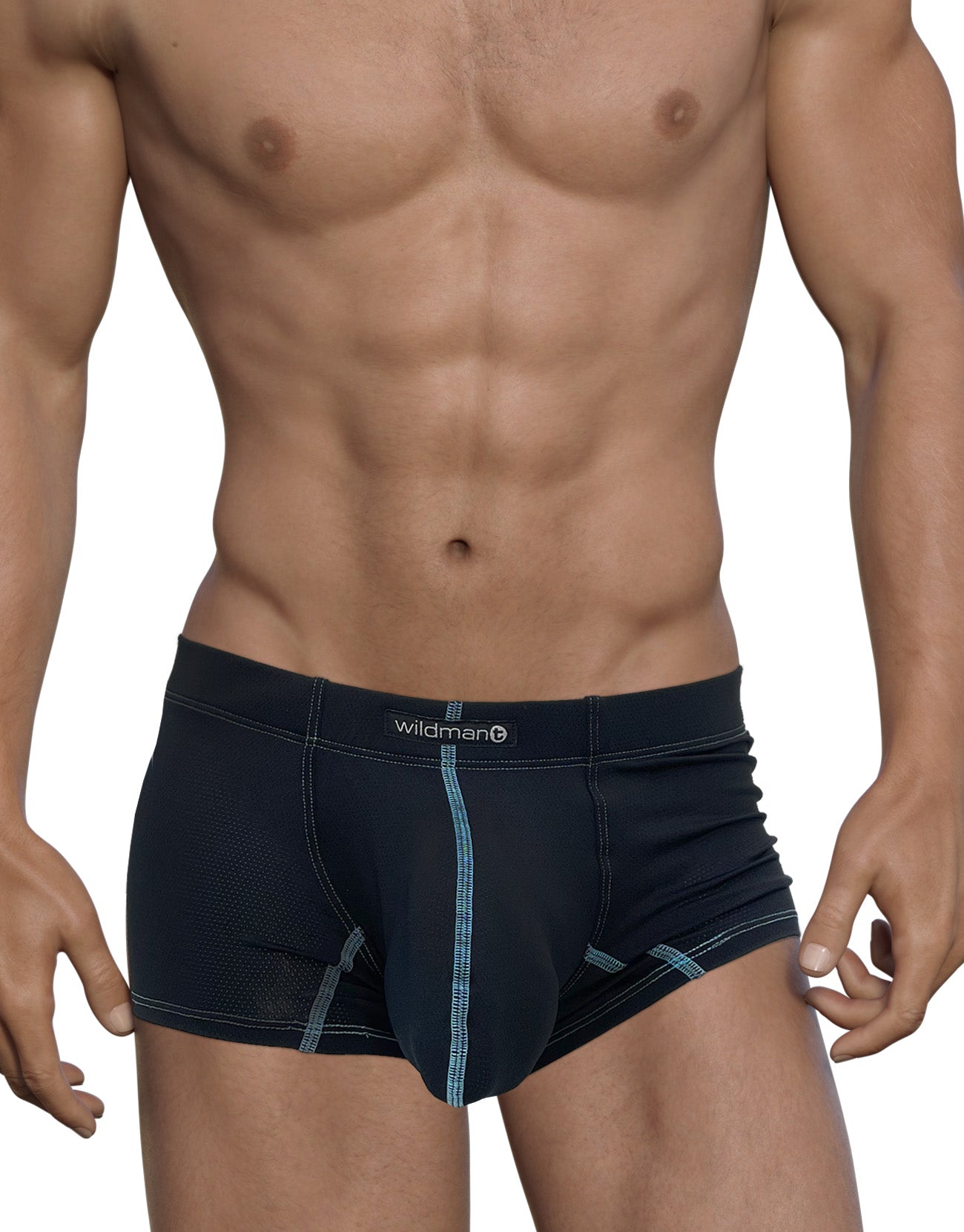 Stitch Big Boy Pouch Boxer Brief Blue - EricSaloDesign.com