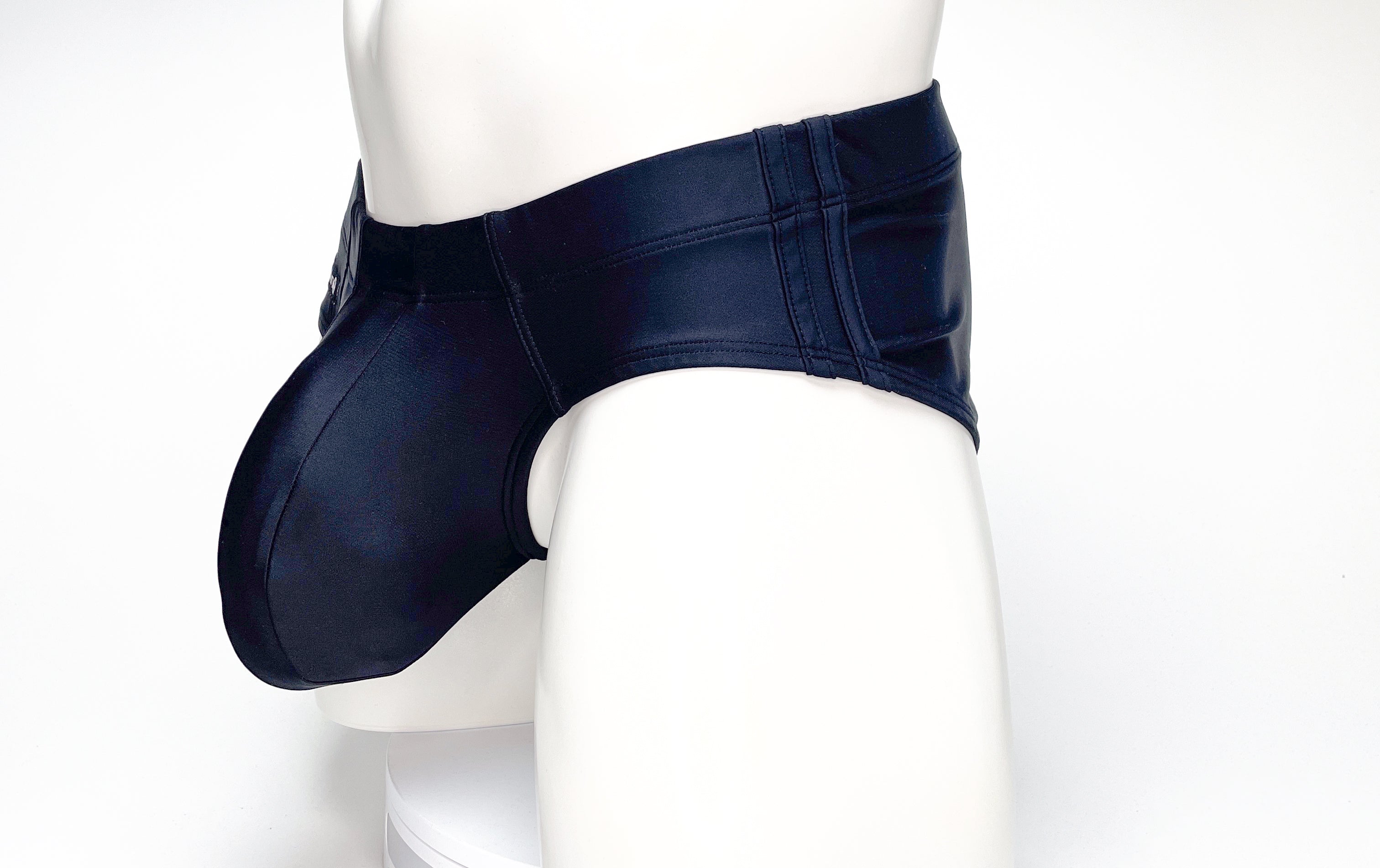 WildmanT Big Boy Pouch Swim Brief Black - EricSaloDesign.com