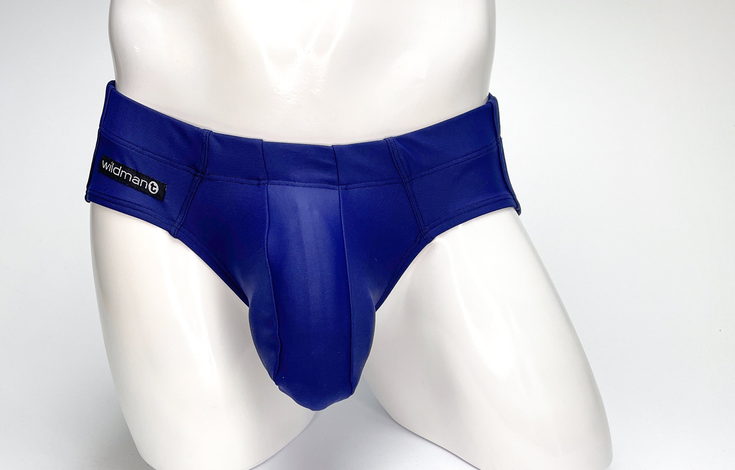 WildmanT Big Boy Pouch Swim Brief Navy - EricSaloDesign.com