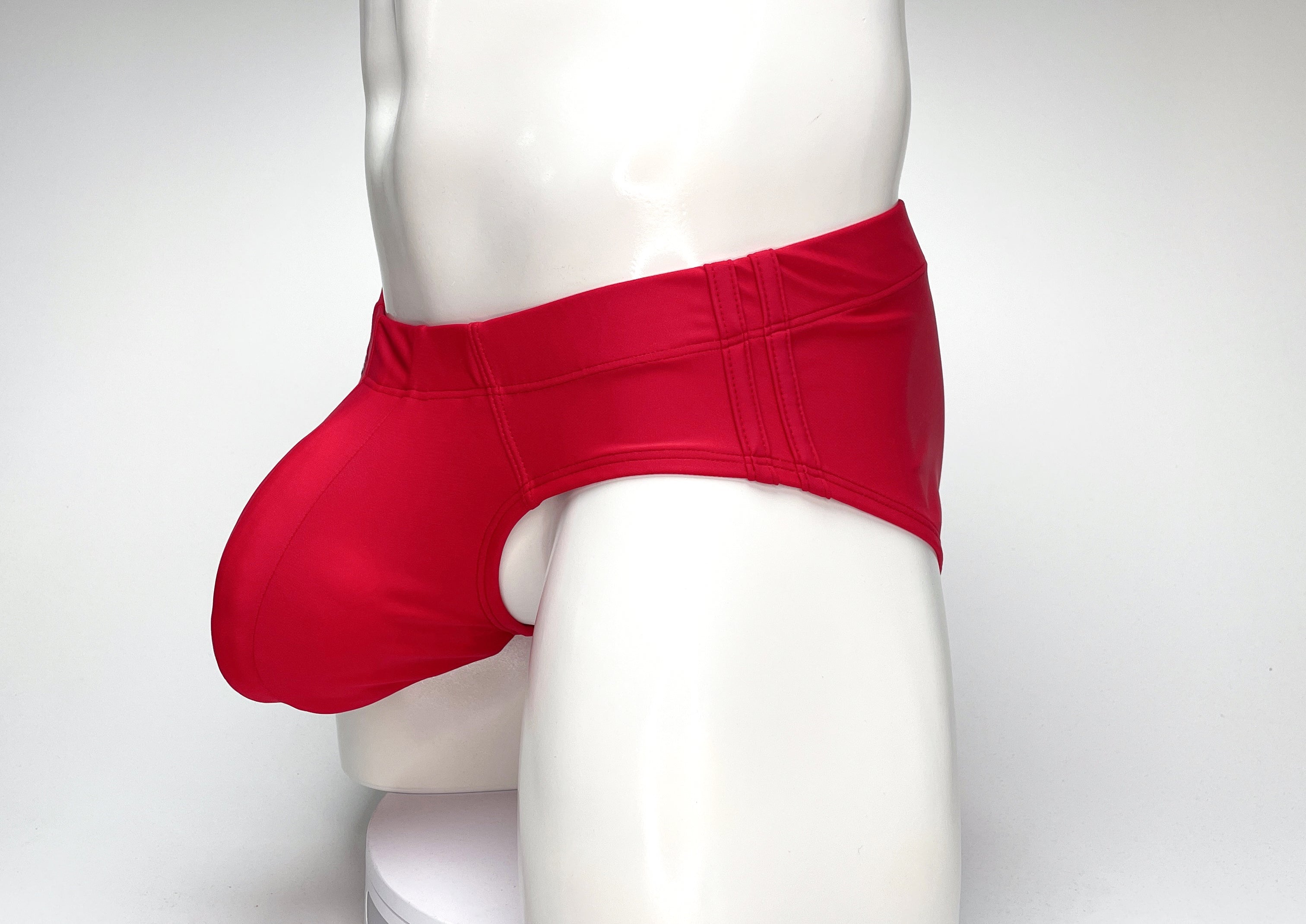 WildmanT Big Boy Pouch Swim Brief Red - EricSaloDesign.com