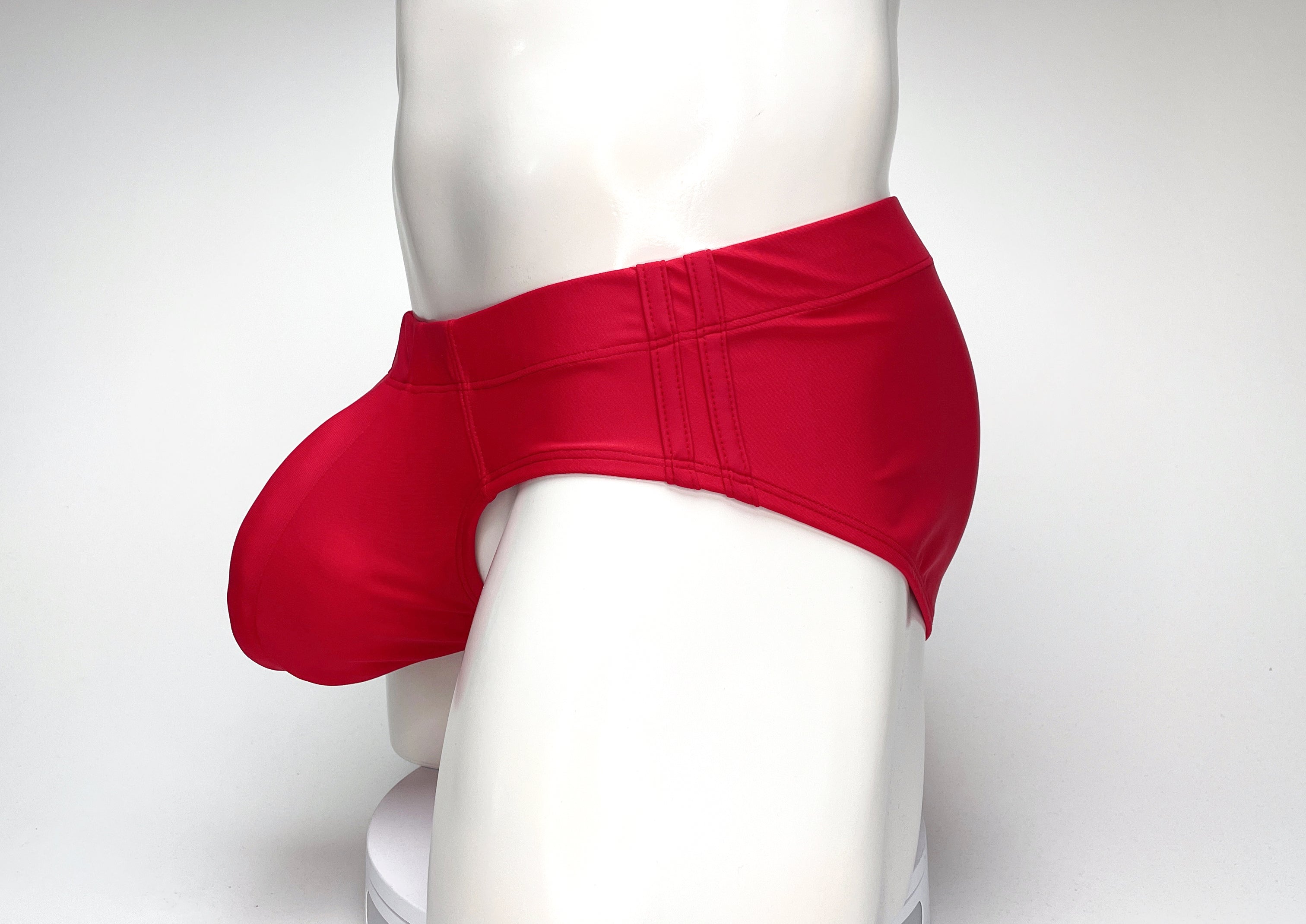 WildmanT Big Boy Pouch Swim Brief Red - EricSaloDesign.com