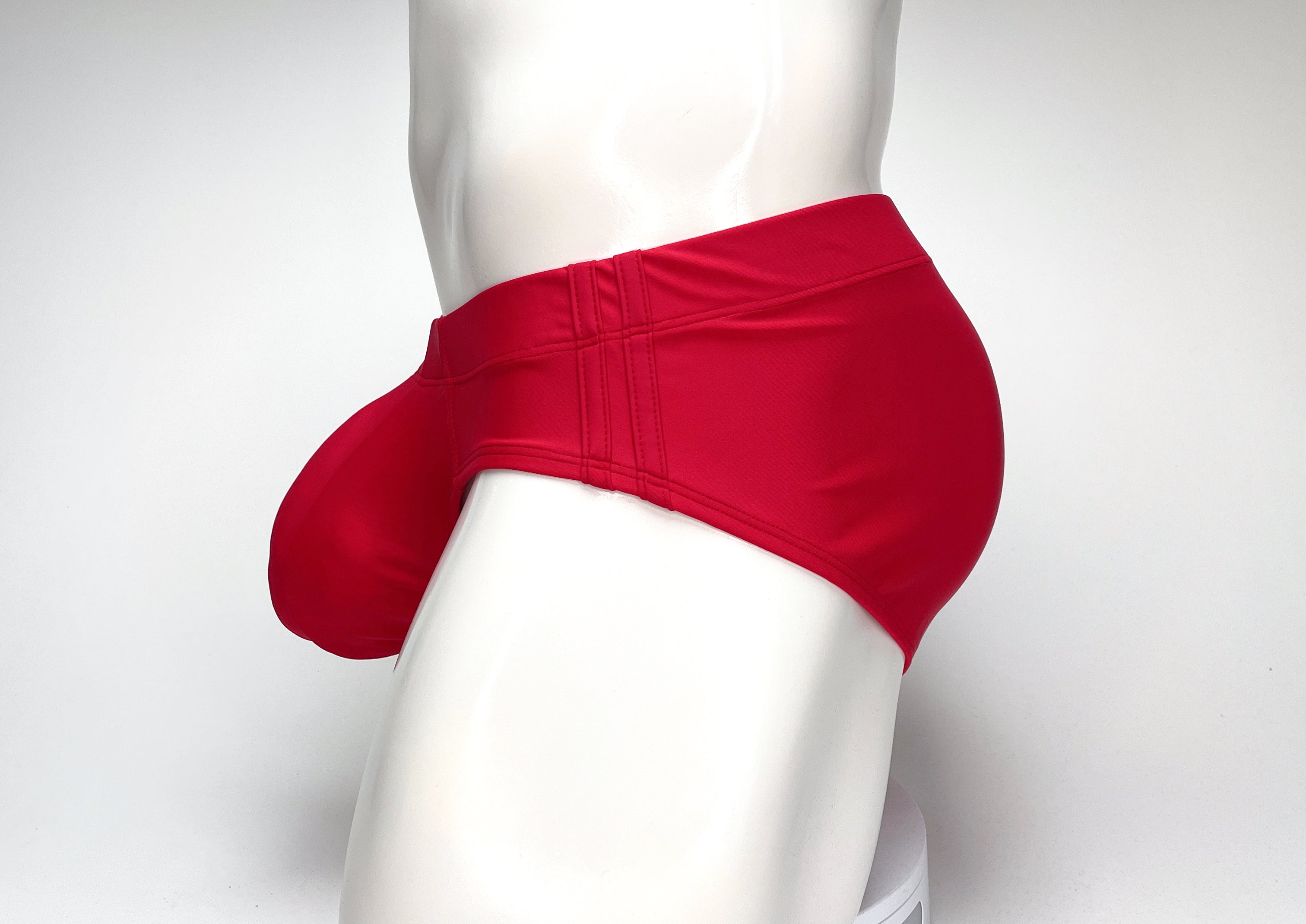 WildmanT Big Boy Pouch Swim Brief Red - EricSaloDesign.com