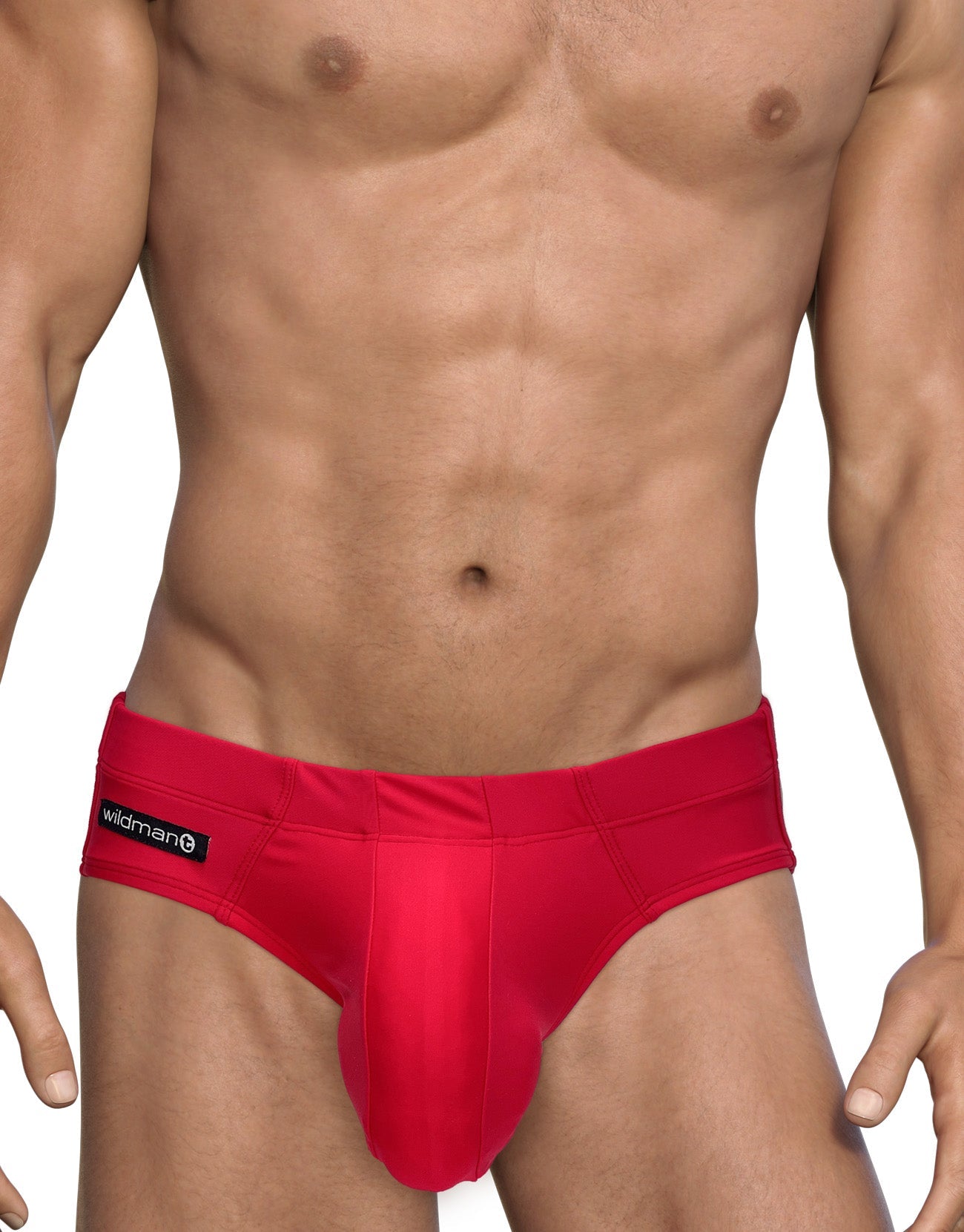 WildmanT Big Boy Pouch Swim Brief Red - EricSaloDesign.com