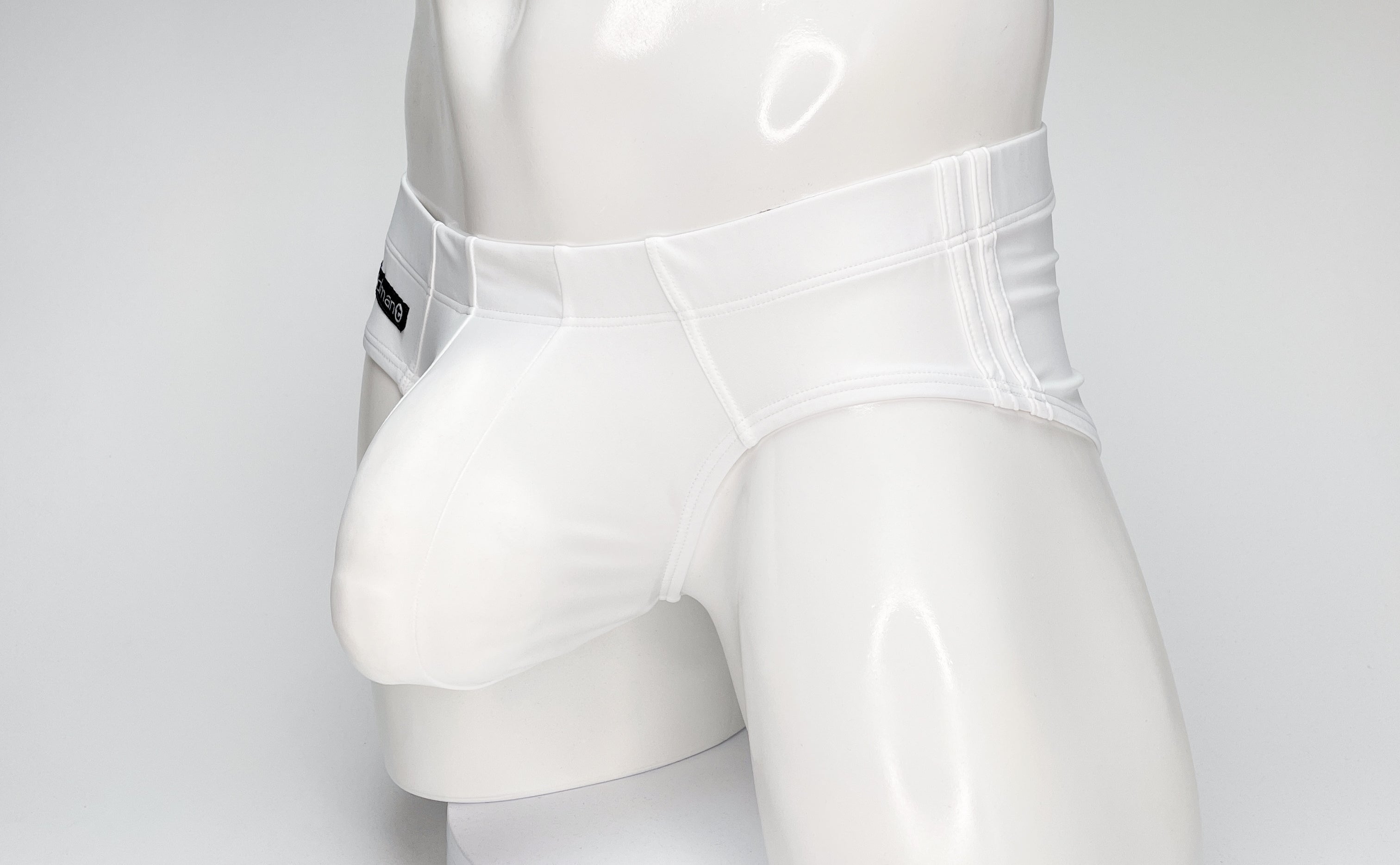 WildmanT Big Boy Pouch Swim Brief White - EricSaloDesign.com