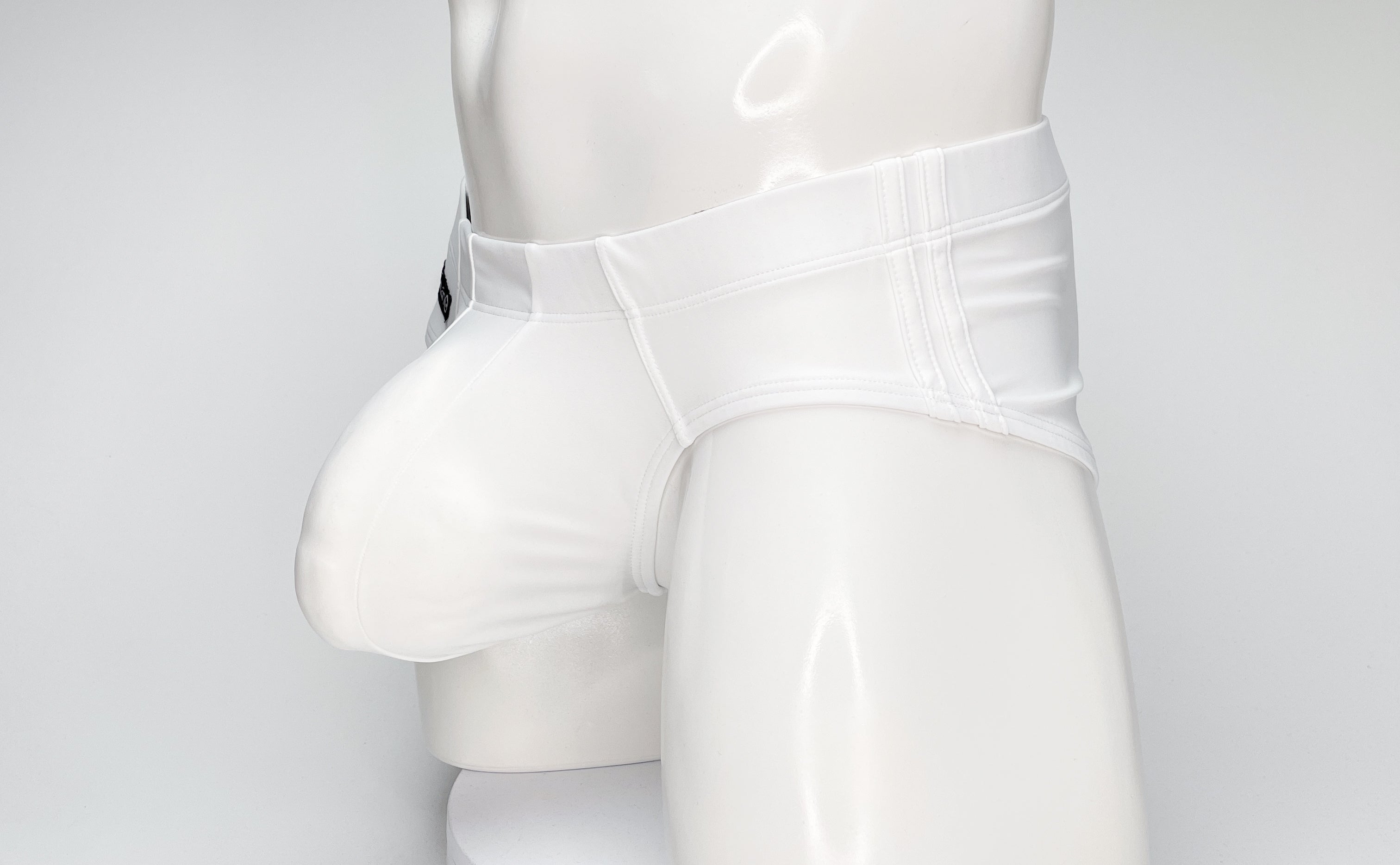 WildmanT Big Boy Pouch Swim Brief White - EricSaloDesign.com