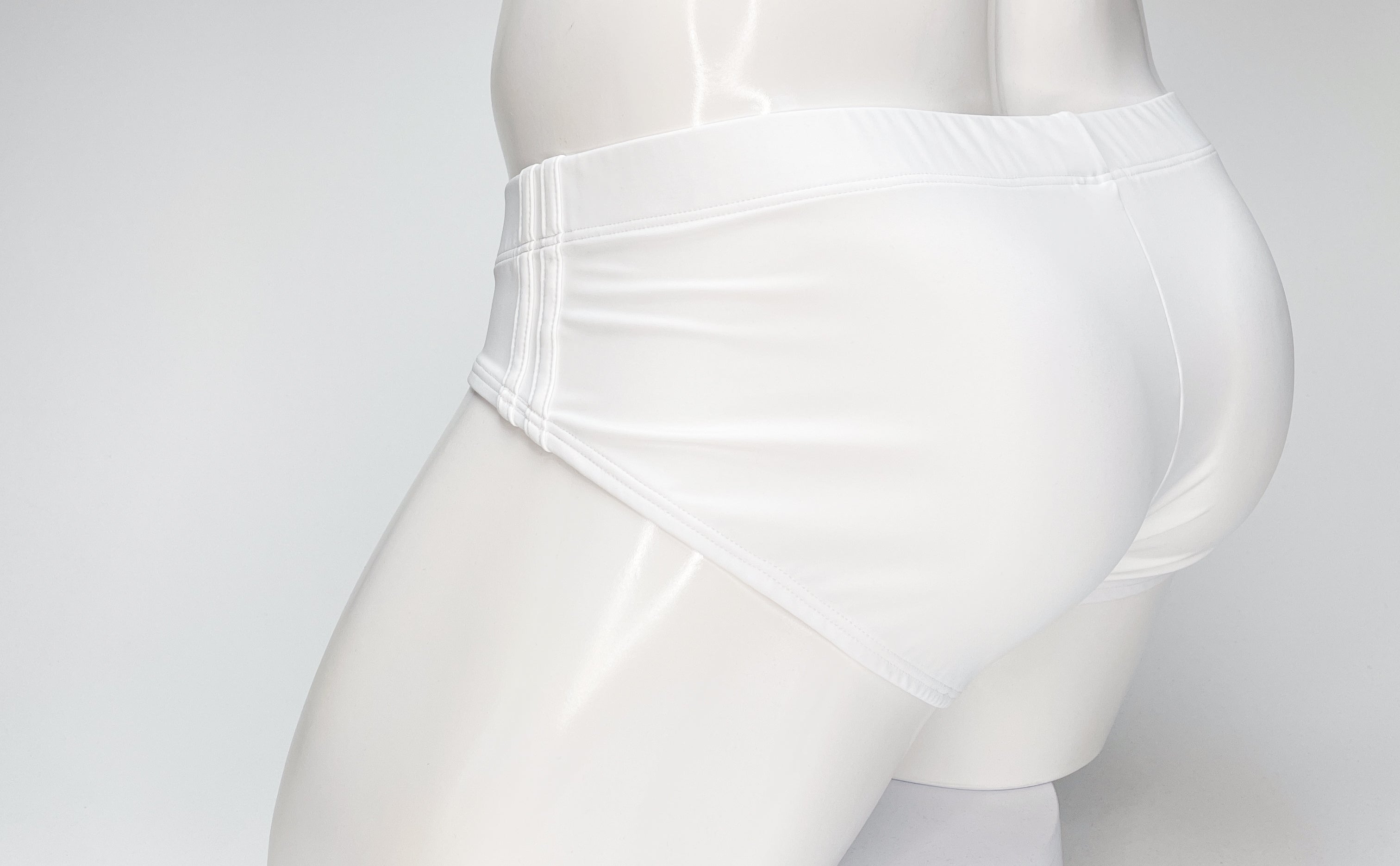 WildmanT Big Boy Pouch Swim Brief White - EricSaloDesign.com