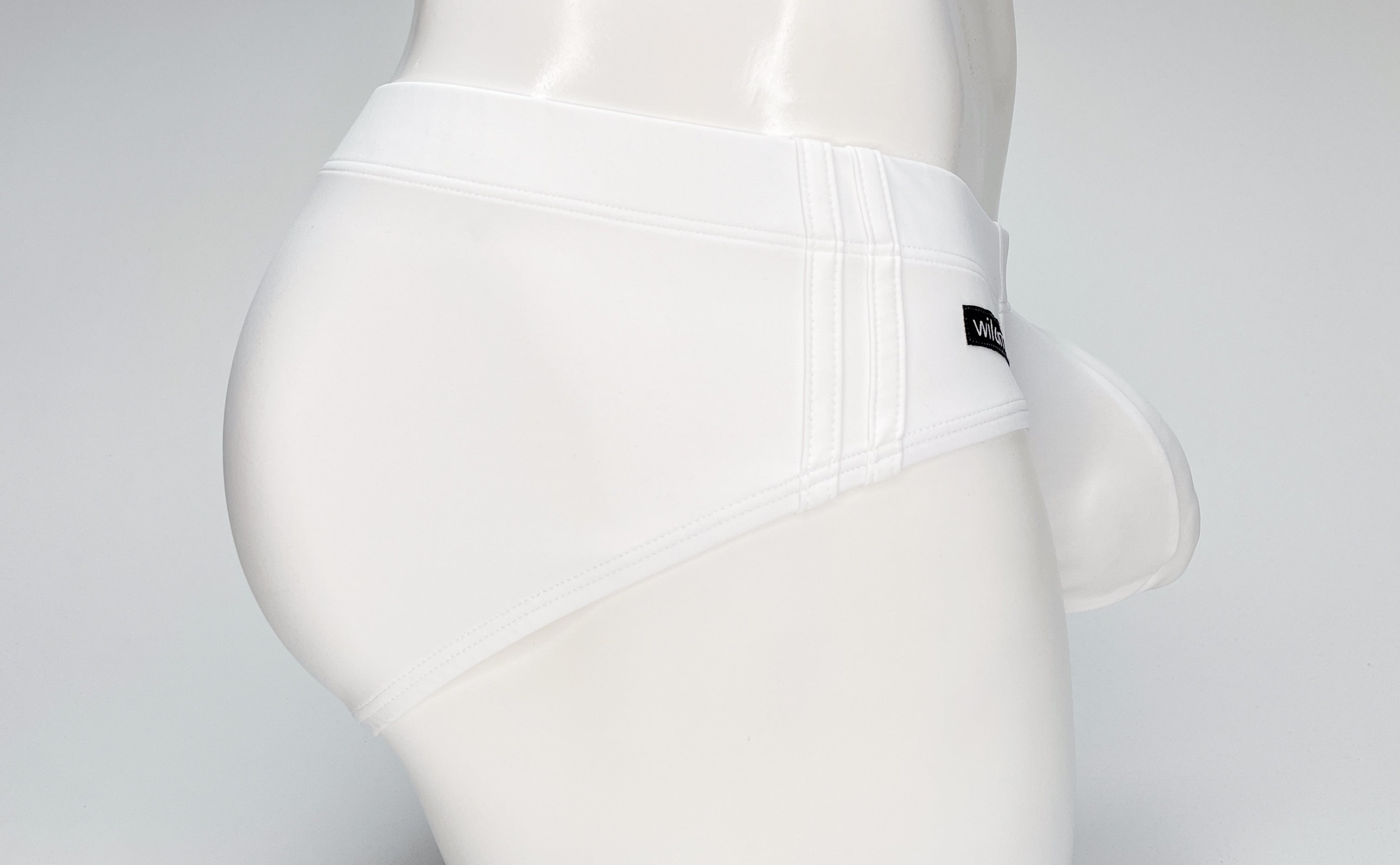 WildmanT Big Boy Pouch Swim Brief White - EricSaloDesign.com