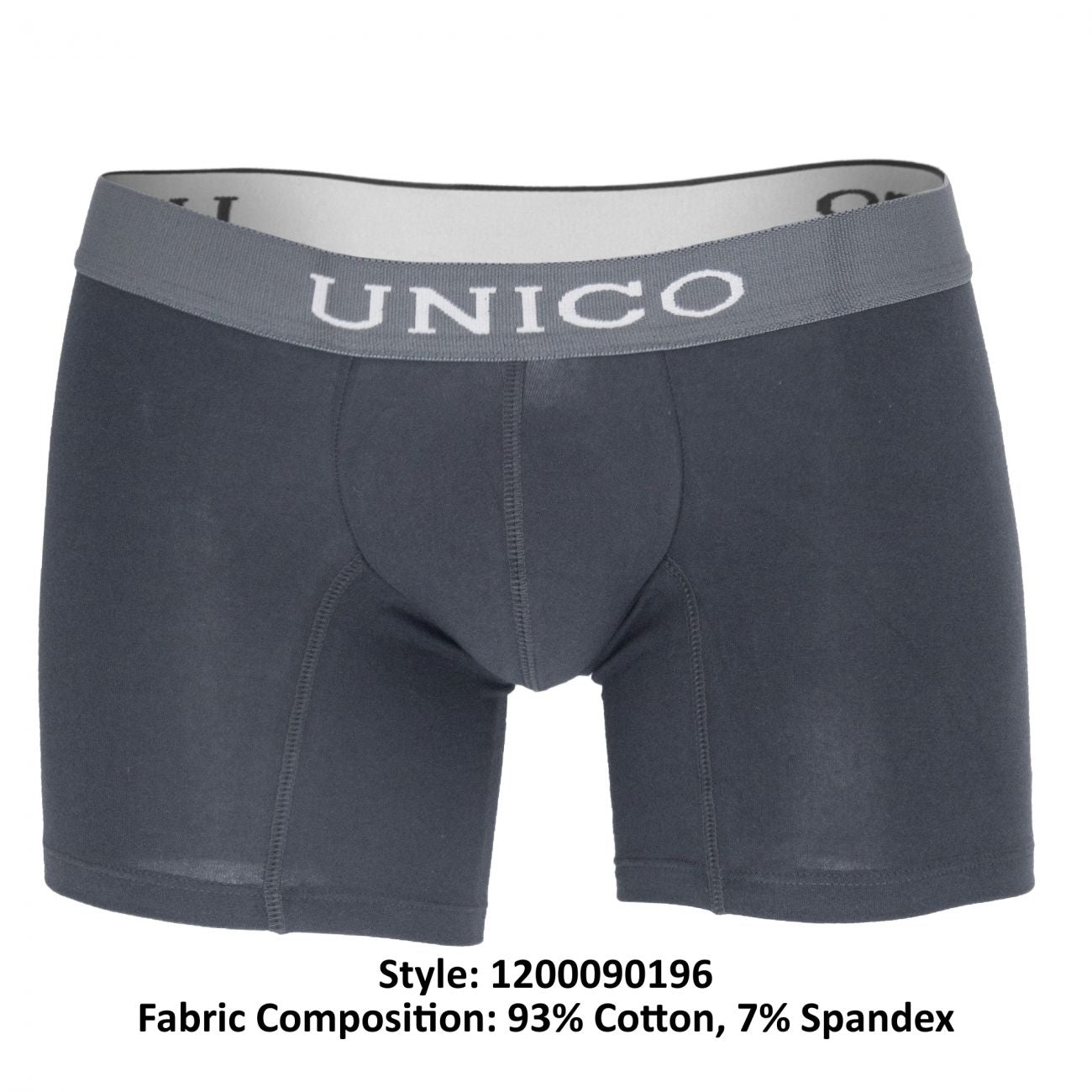 Unico 1200090196 (9612010020596) Boxershorts Asfalto Baumwolle Farbe Grau