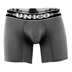 Unico 1802010021194 Boxershorts, einfarbig, grau