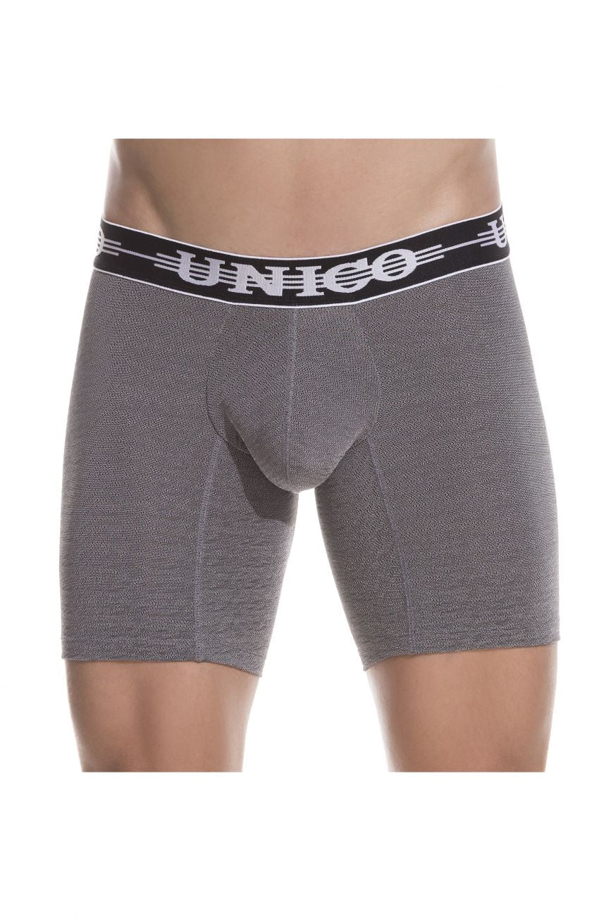 Boxer Unico 1802010021194 Couleur unie Gris