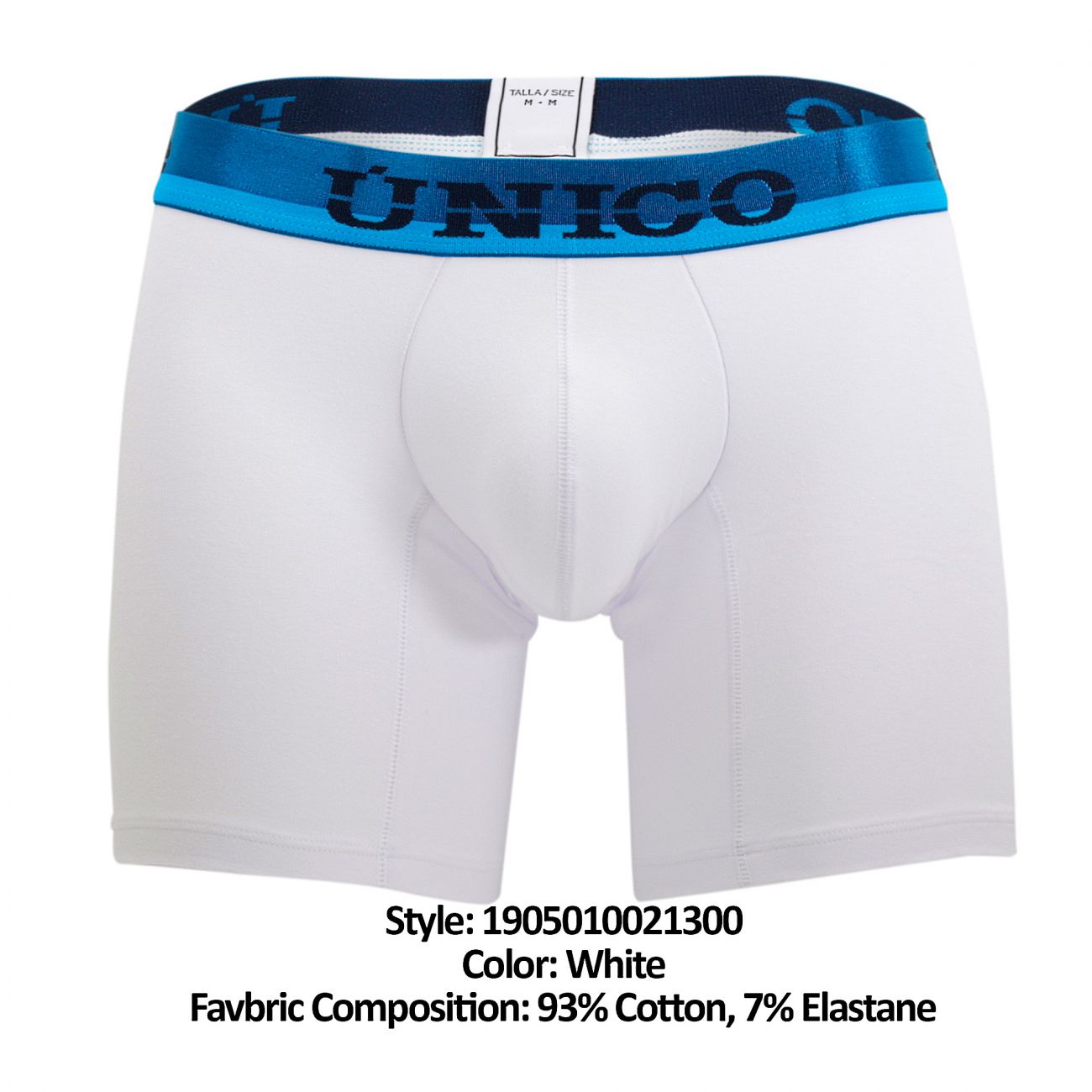 Boxer Unico 1905010021300 Matrix Color Blanc