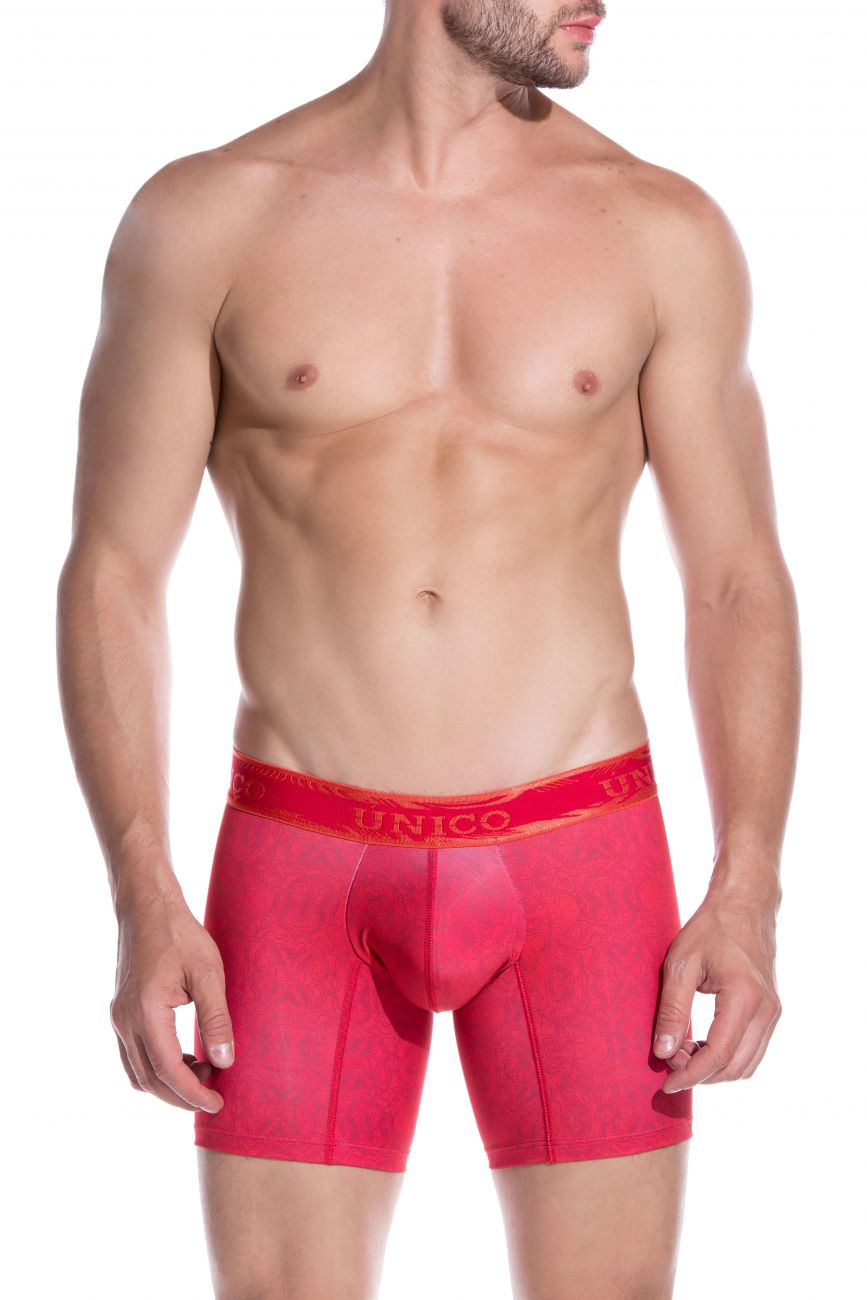 Unico 1906010022989 Boxer Briefs Agaba Color Red