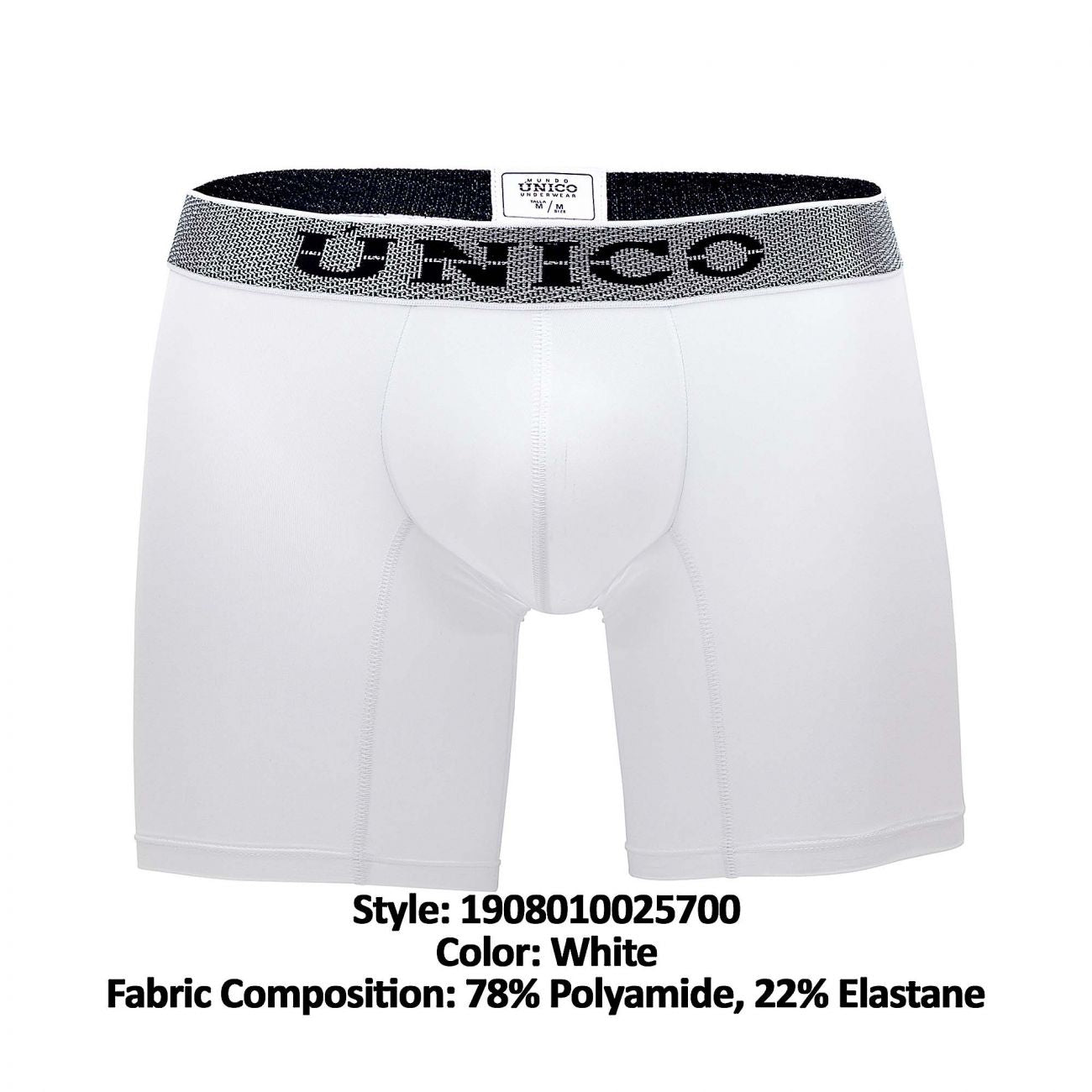 Unico 1908010025700 Boxershorts, Glasfarbe: Weiß