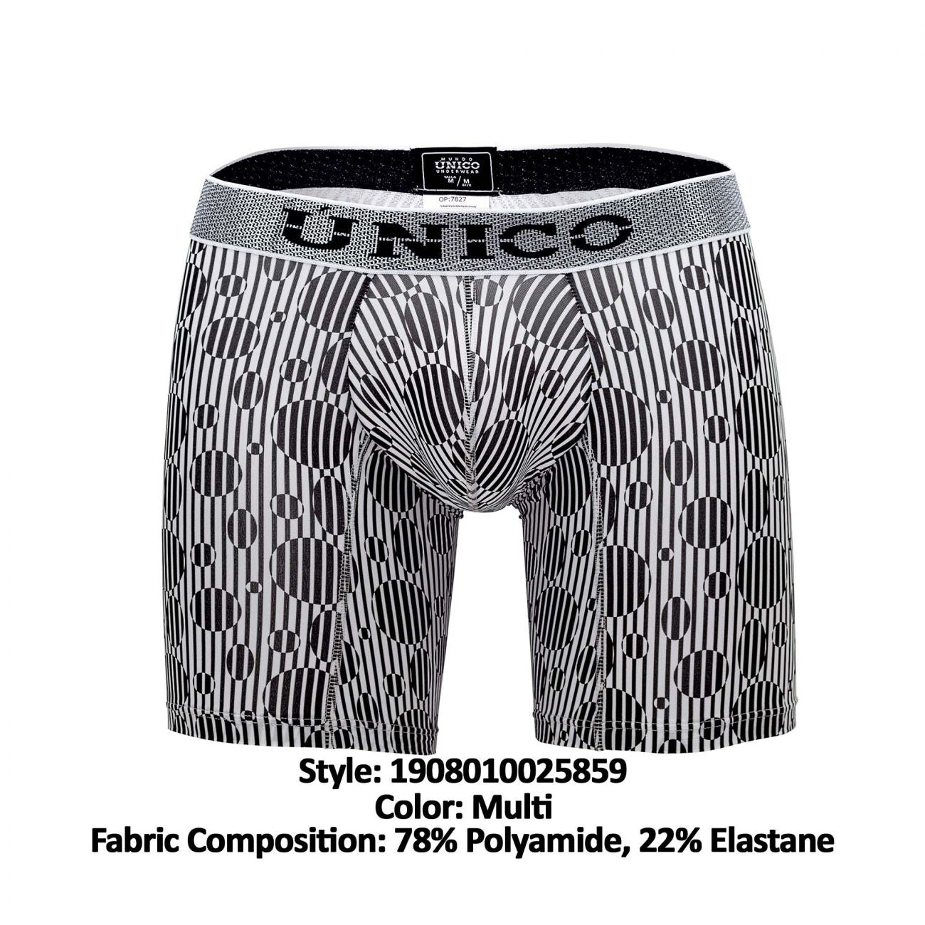 Unico 1908010025859 Boxer Grafito Couleur Multi