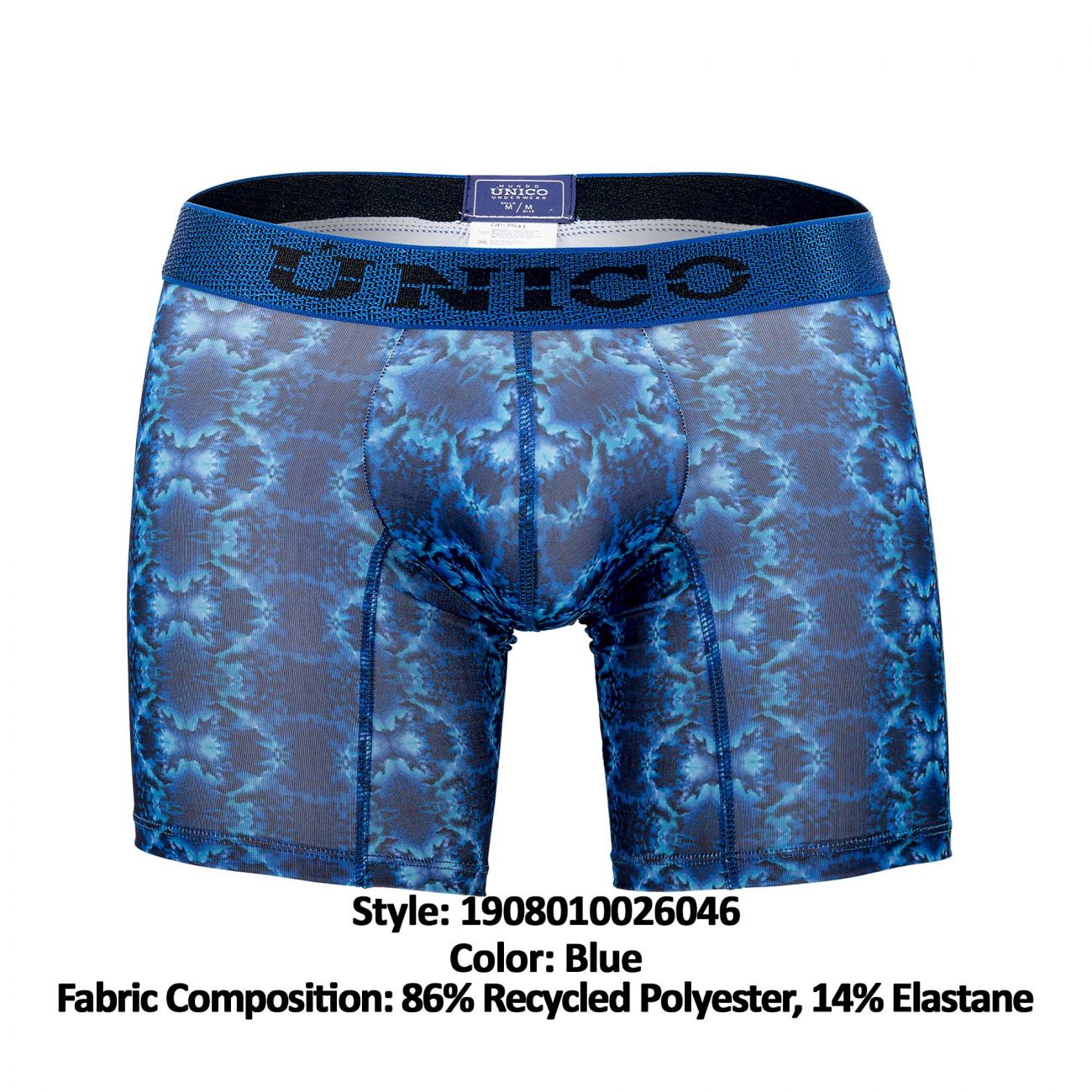 Unico 1908010026046 Boxershorts Bruma Farbe Blau