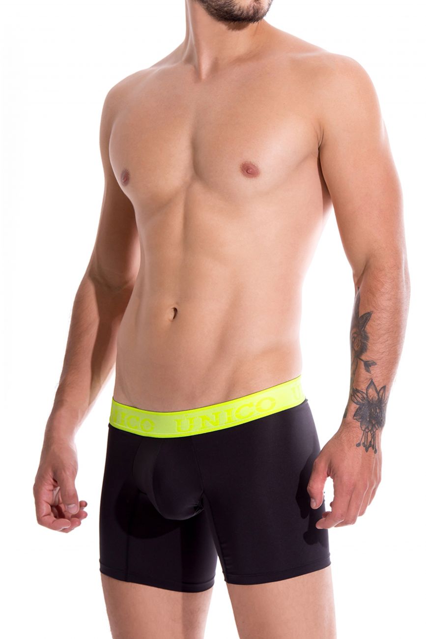 Unico 19160100212 COLORS Corriente Boxer Briefs Color 99-Black