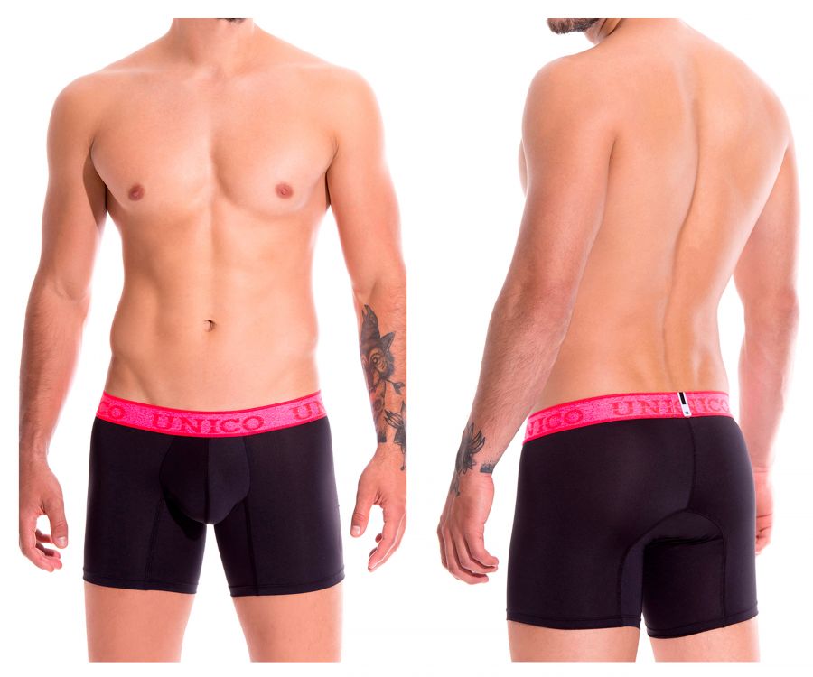 Unico 19160100213 COLORS Poderoso Boxer Briefs Color 99-Black