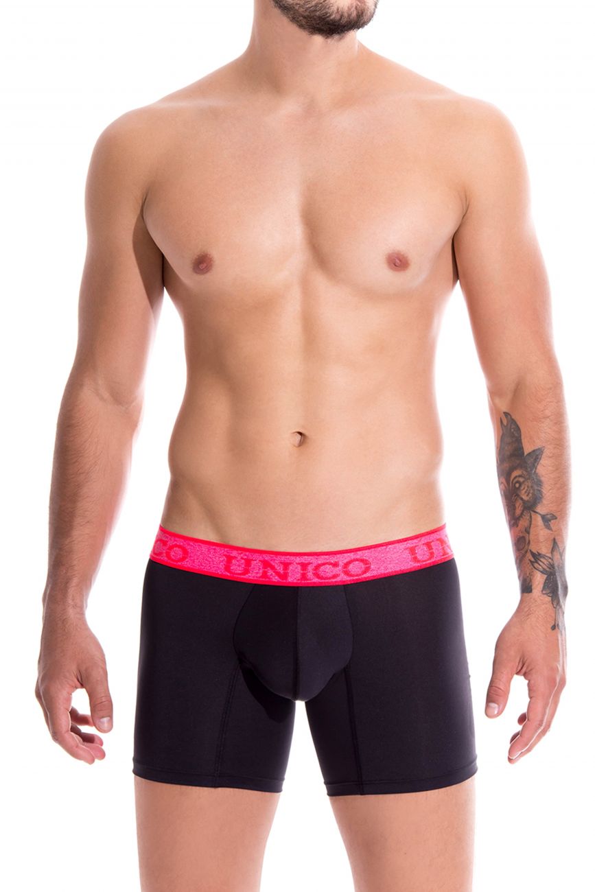 Unico 19160100213 COLORS Poderoso Boxer Briefs Color 99-Black