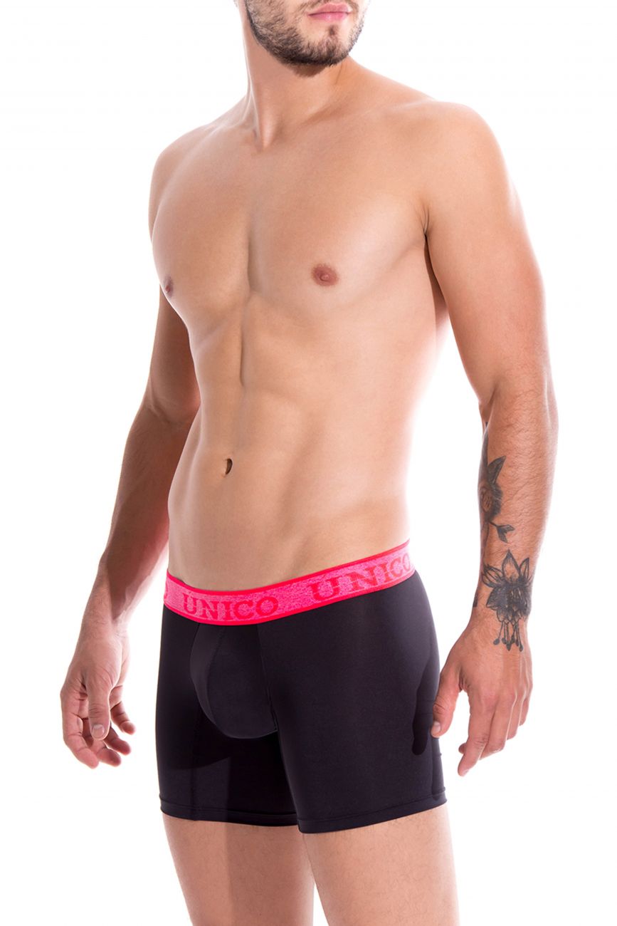 Unico 19160100213 COLORS Poderoso Boxer Briefs Color 99-Black