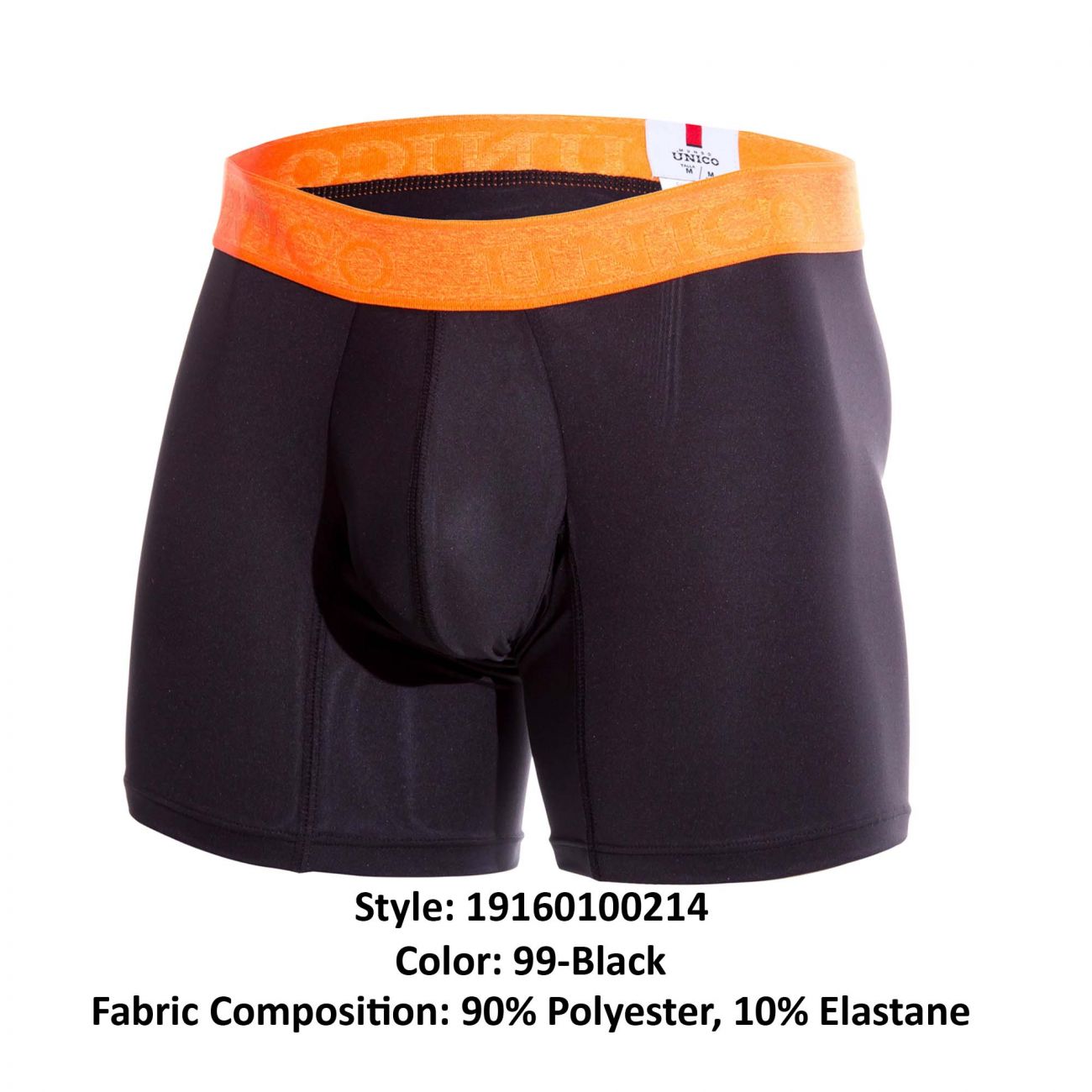 Unico 19160100214 COLORS Vigoroso Boxershorts Farbe 99-Schwarz