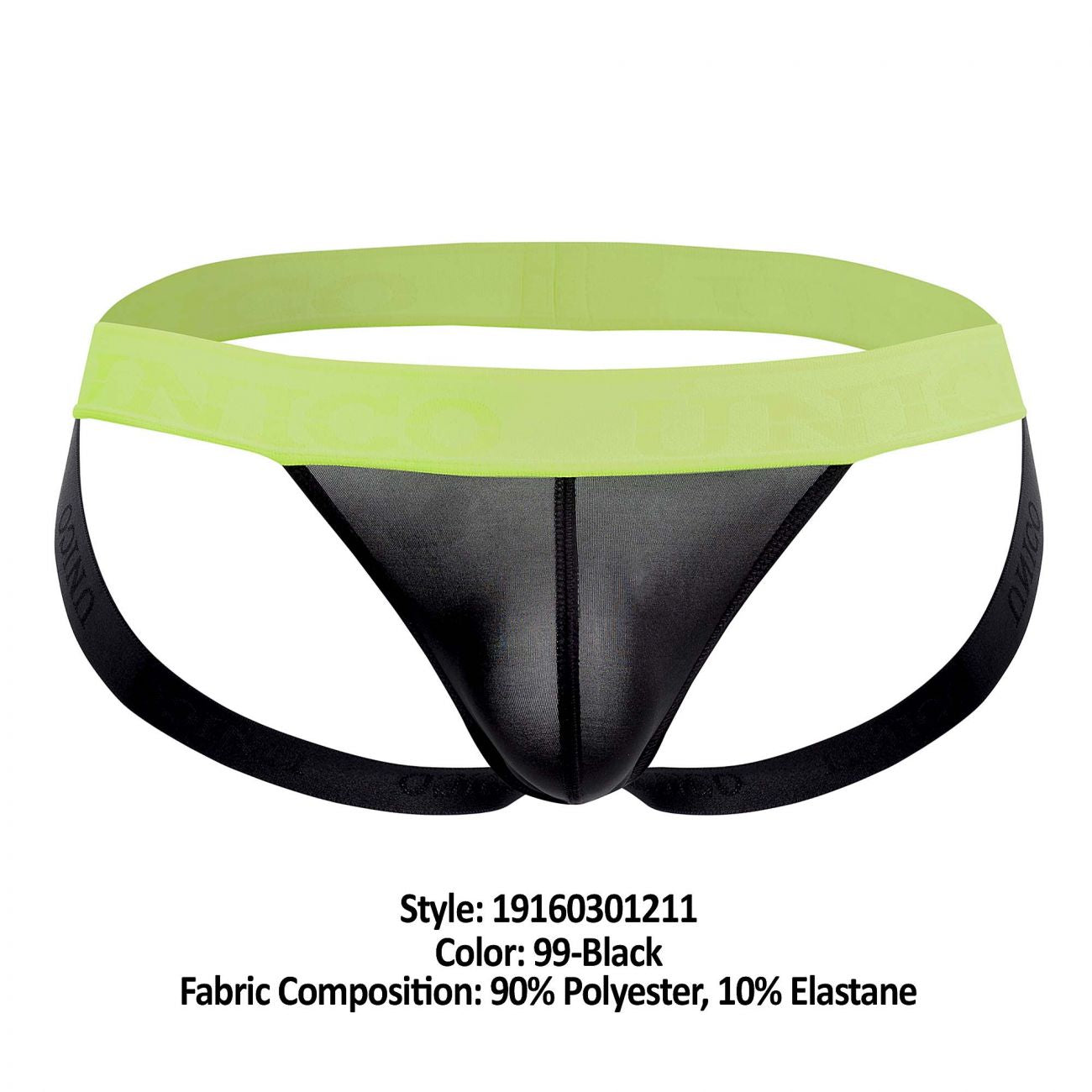 Unico 19160301211 FARBEN Captacion Jockstrap Farbe 99-Schwarz