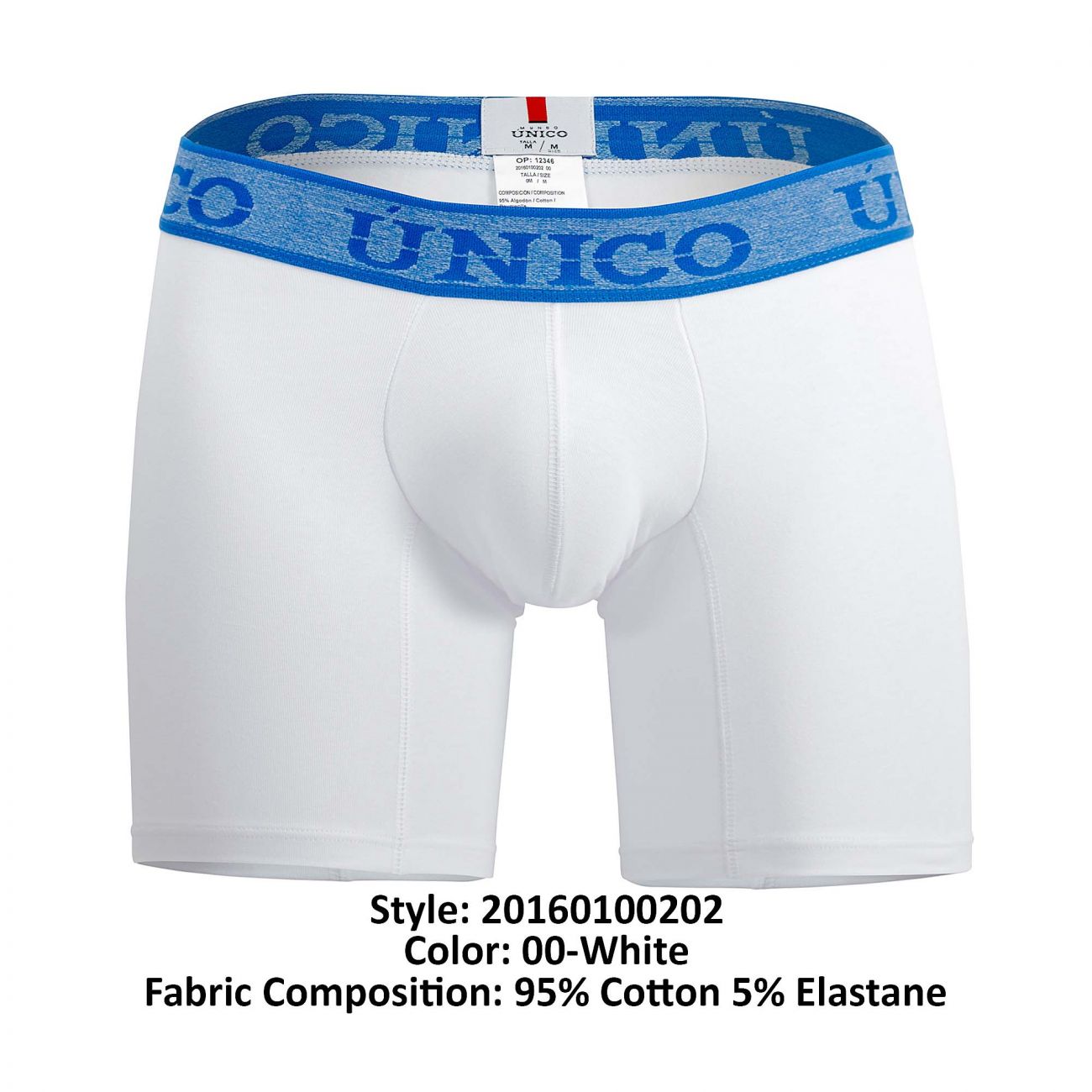 Boxer Unico 20160100202 Enchanted Couleur 00-Blanc