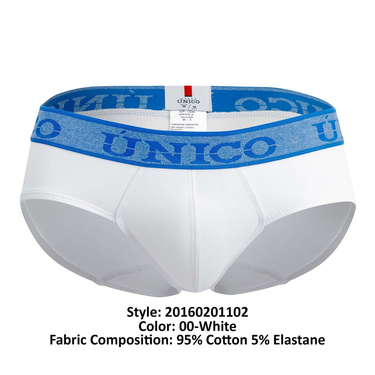 Unico 20160201102 Enchanted Briefs Color 00-White