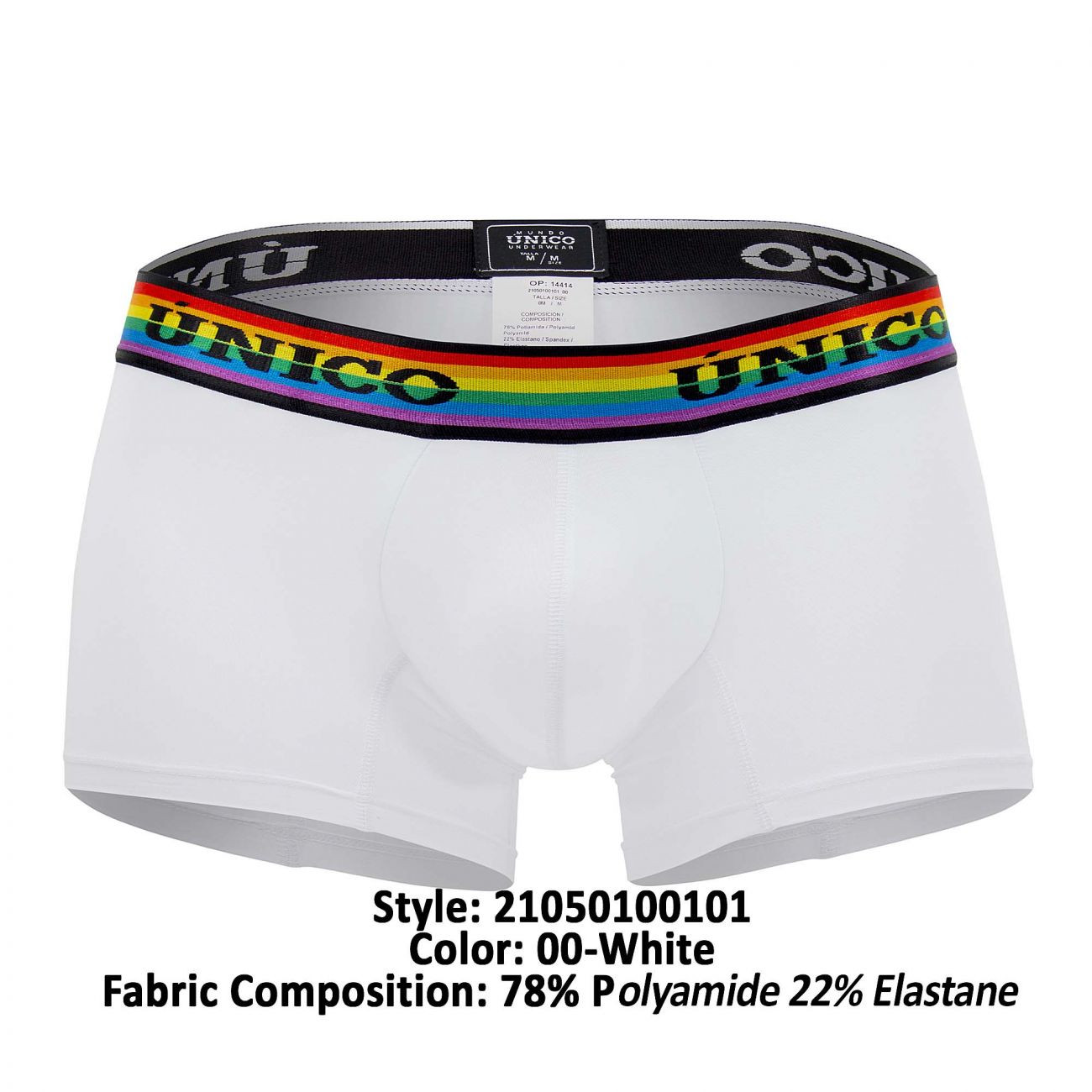 Unico 21050100101 Love Wins Trunks Color 00-White