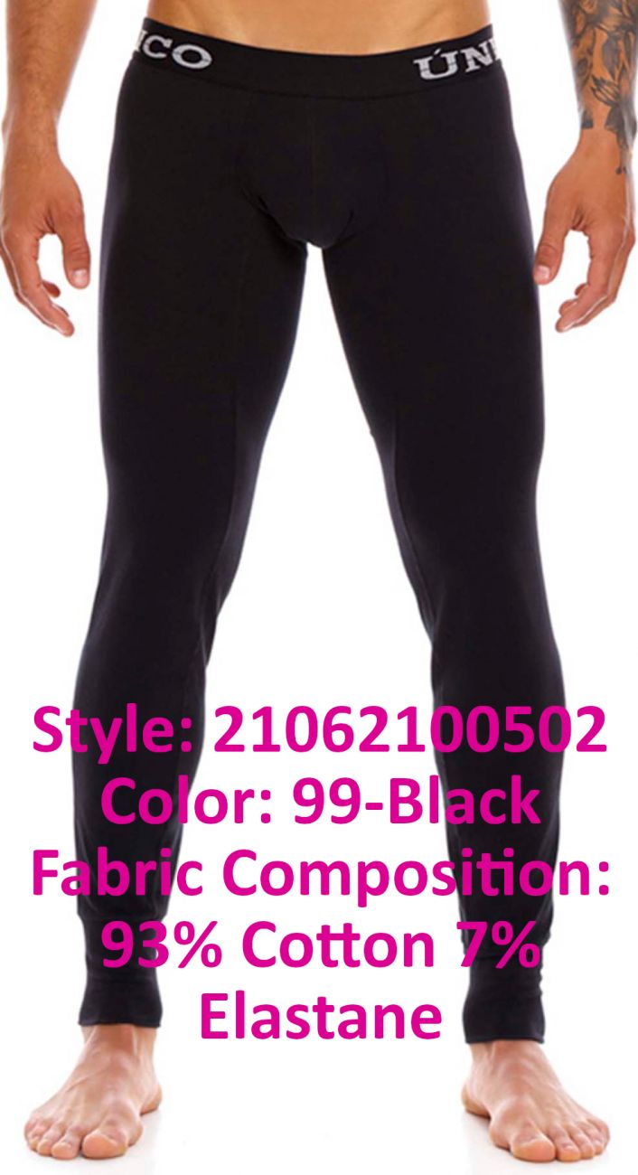 Unico 21062100502 Cold Mountain Lange Unterhose Farbe 99-Schwarz