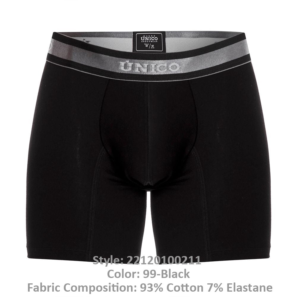 Boxer Unico 22120100211 Nebuloso A22 Couleur 99-Noir