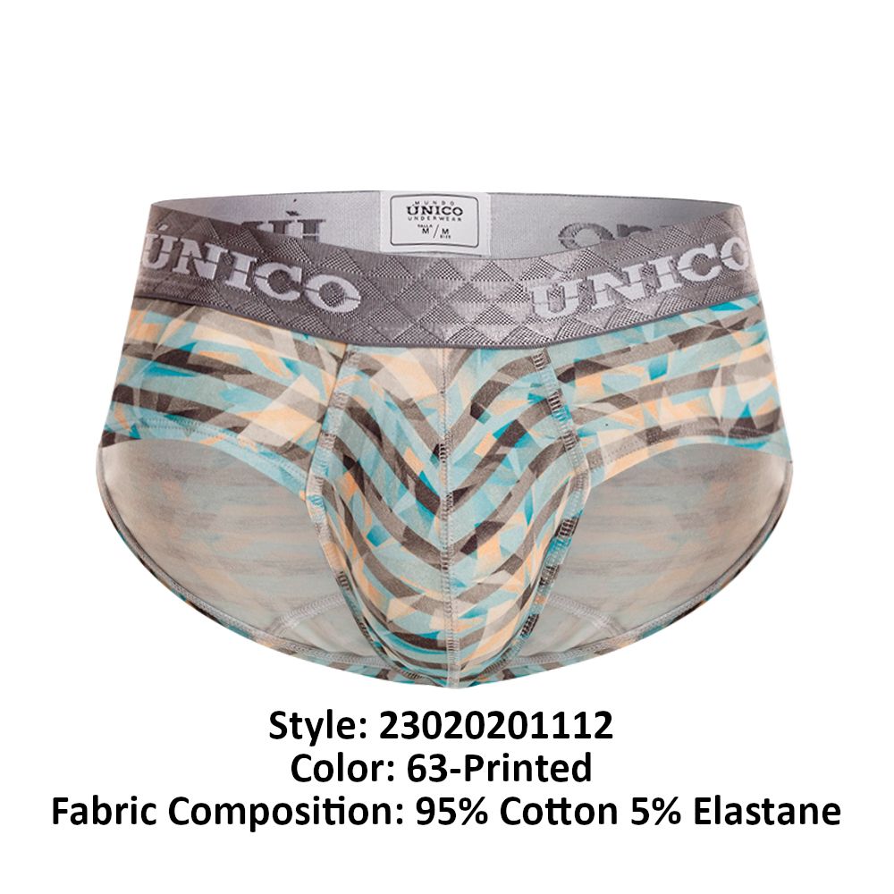 Unico 23020201112 Altamar Briefs Color 63-Printed