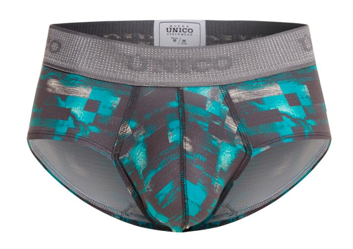 Unico 23050201104 Slip Escaque Couleur 63-Vert