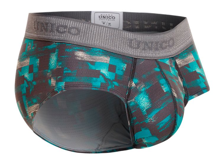 Unico 23050201104 Slip Escaque Couleur 63-Vert