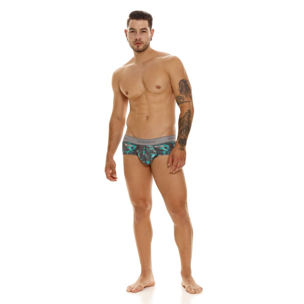 Unico 23050201104 Slip Escaque Couleur 63-Vert