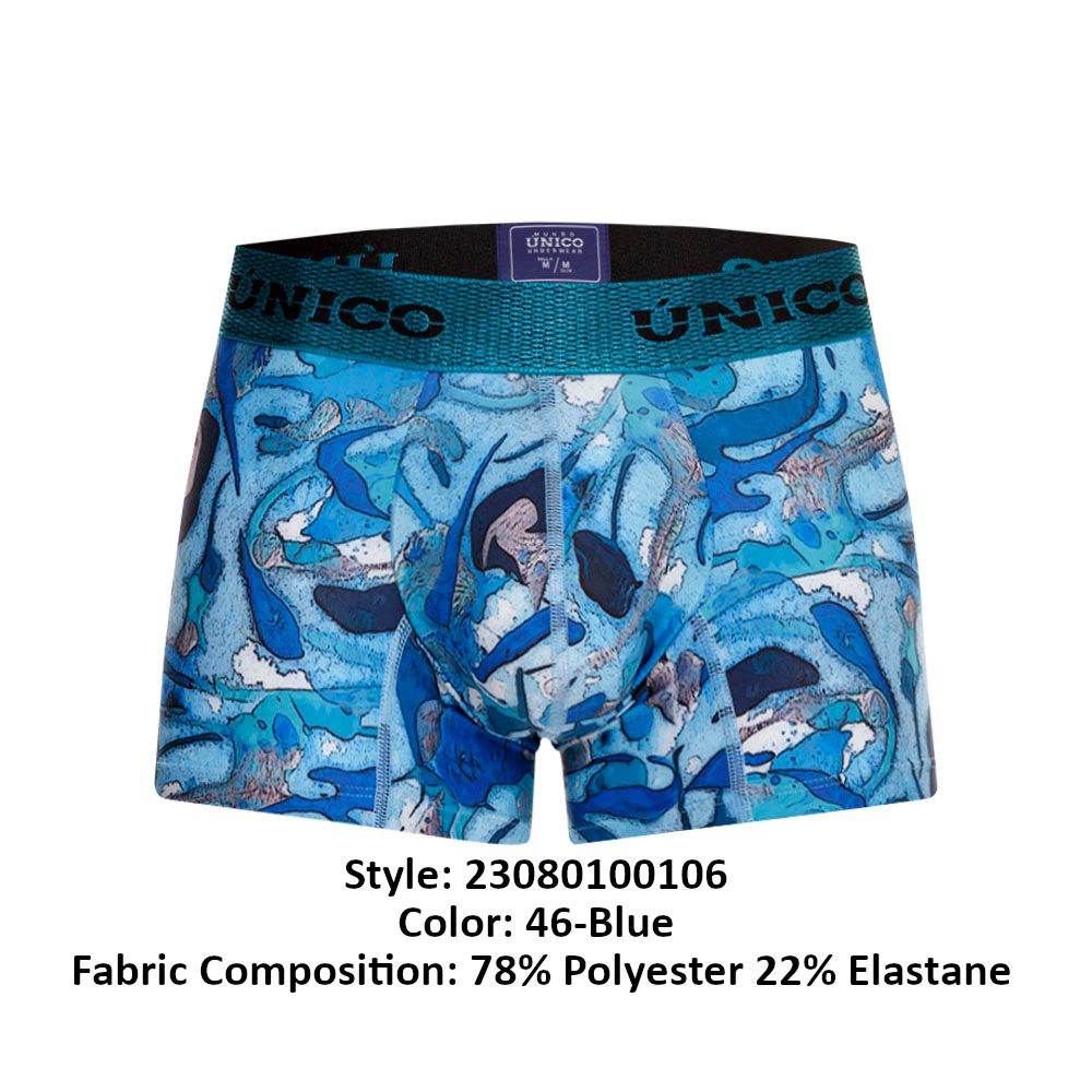 Unico 23080100106 Atlantida Badehose Farbe 46-Blau