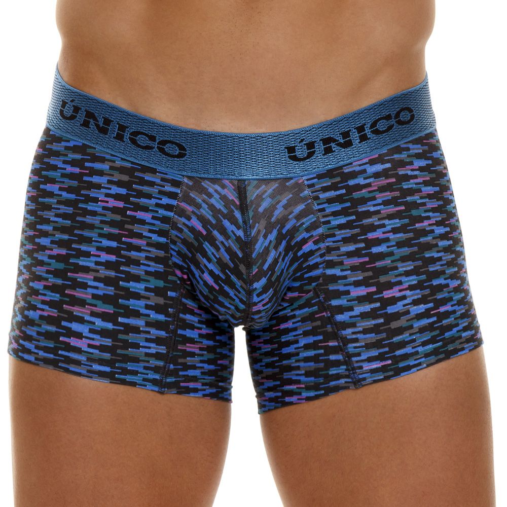 Unico 23080100121 Short Filamento Couleur 46-Bleu