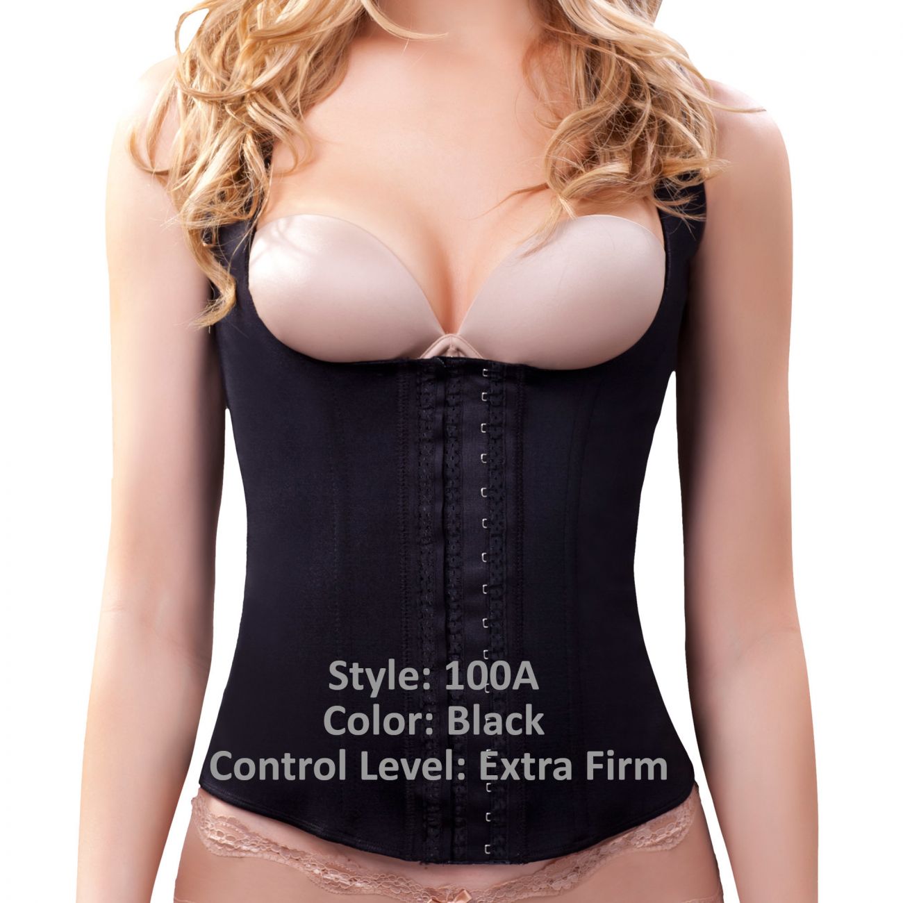 Vedette 100A Rebecca Under Bust Waist Cincher Color Black