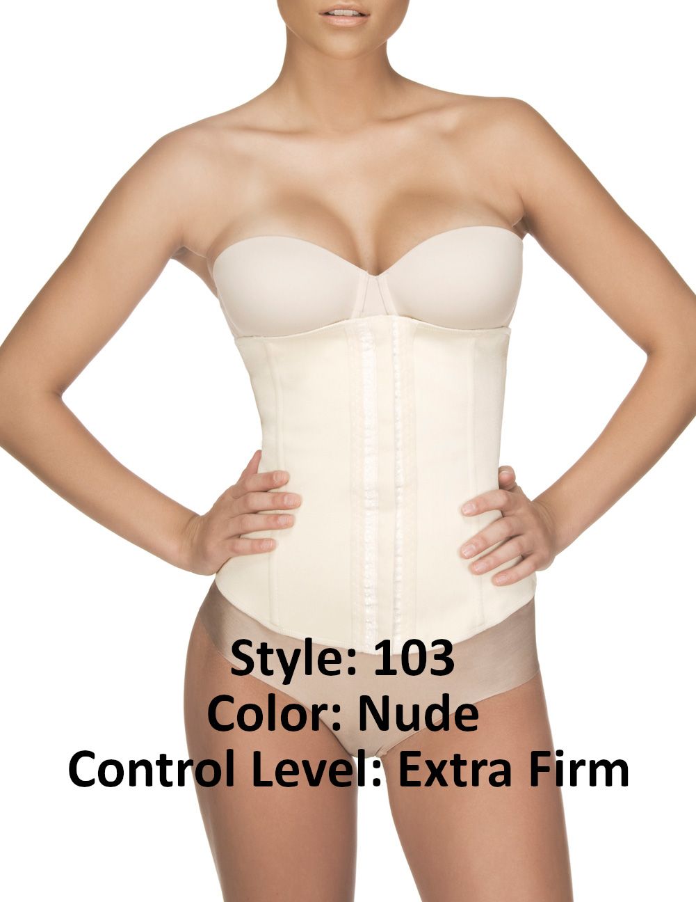 Vedette 103 Renee Waist Cincher Color Nude Plus