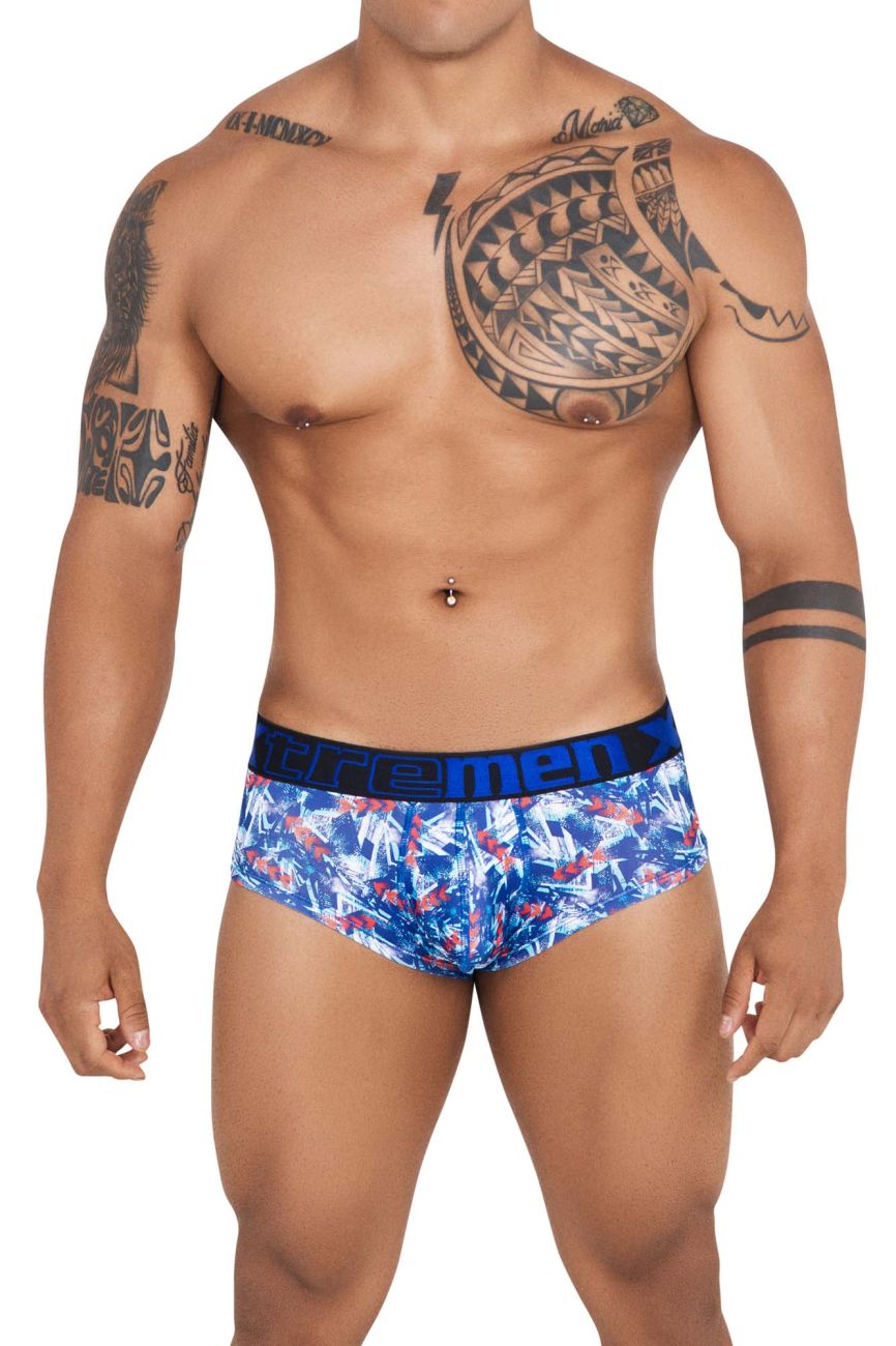 Xtremen 41313 Printed Briefs Color Royal