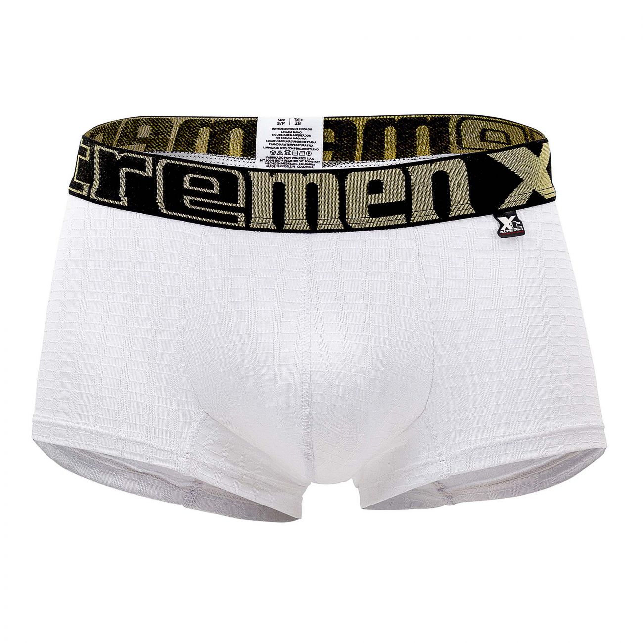 Xtremen 51436C Geometric Jacquard Trunk Color White