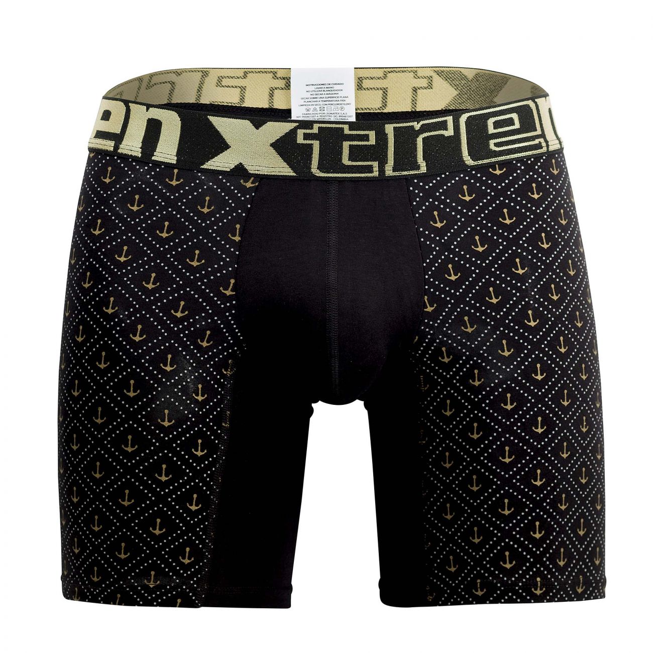 Xtremen 51461 Cotton Boxer Briefs Color Black